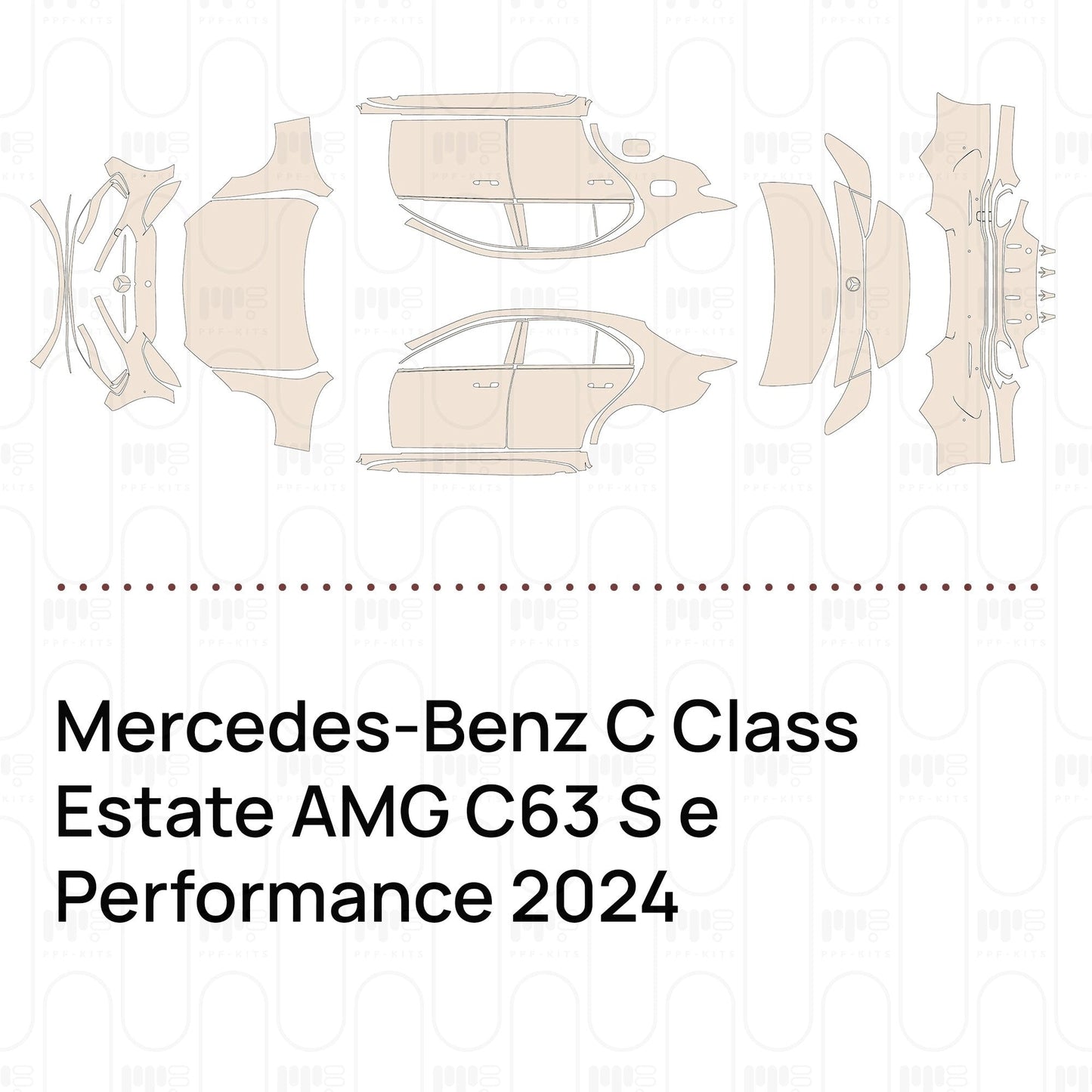 Pre-CutPPFMercedes-BenzCClassEstateAMGC63SePerformance2024