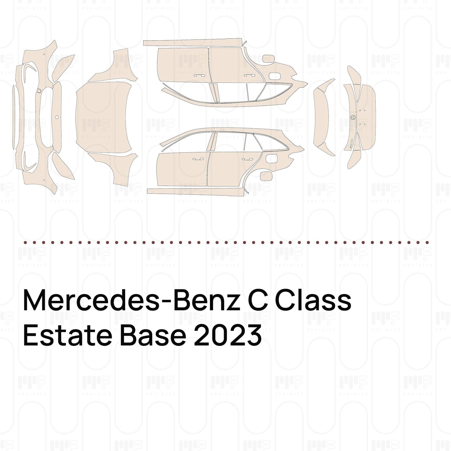 Pre-CutPPFMercedes-BenzCClassEstateBase2023
