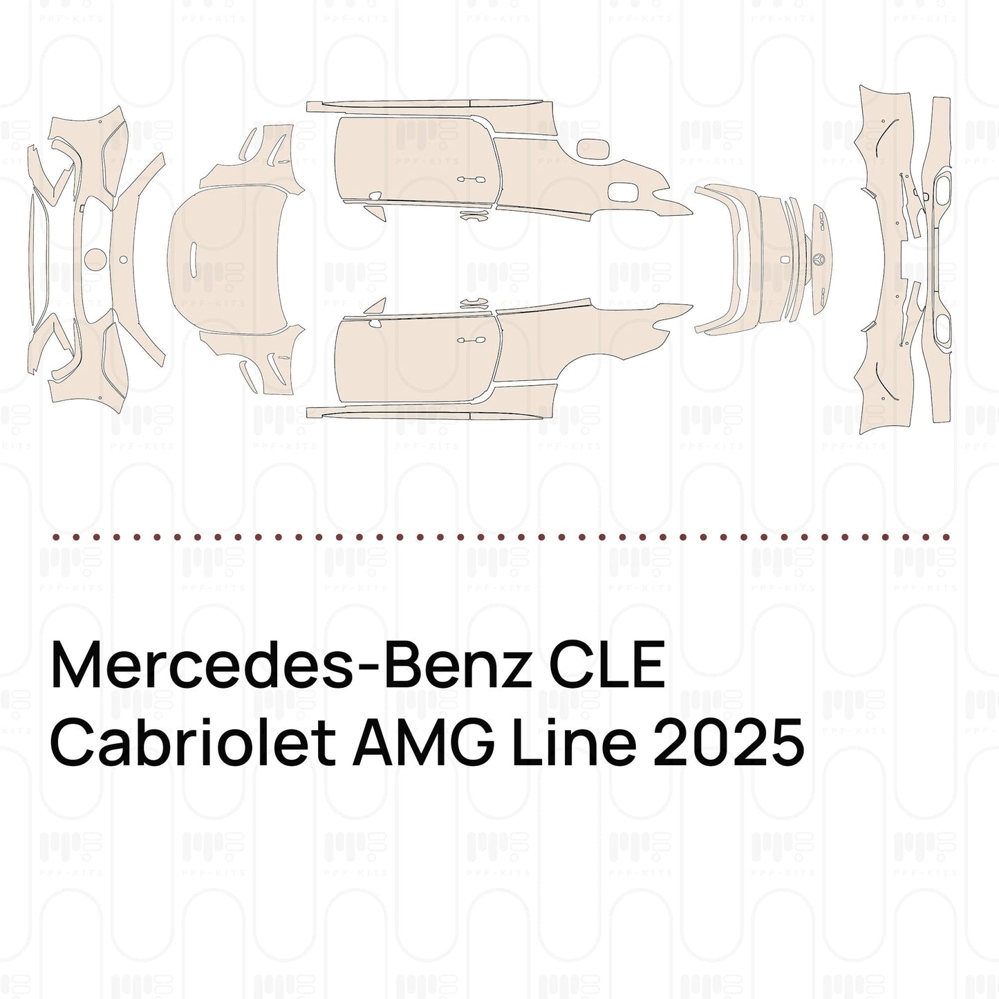 Pre-CutPPFMercedes-BenzCLECabrioletAMGLine2025