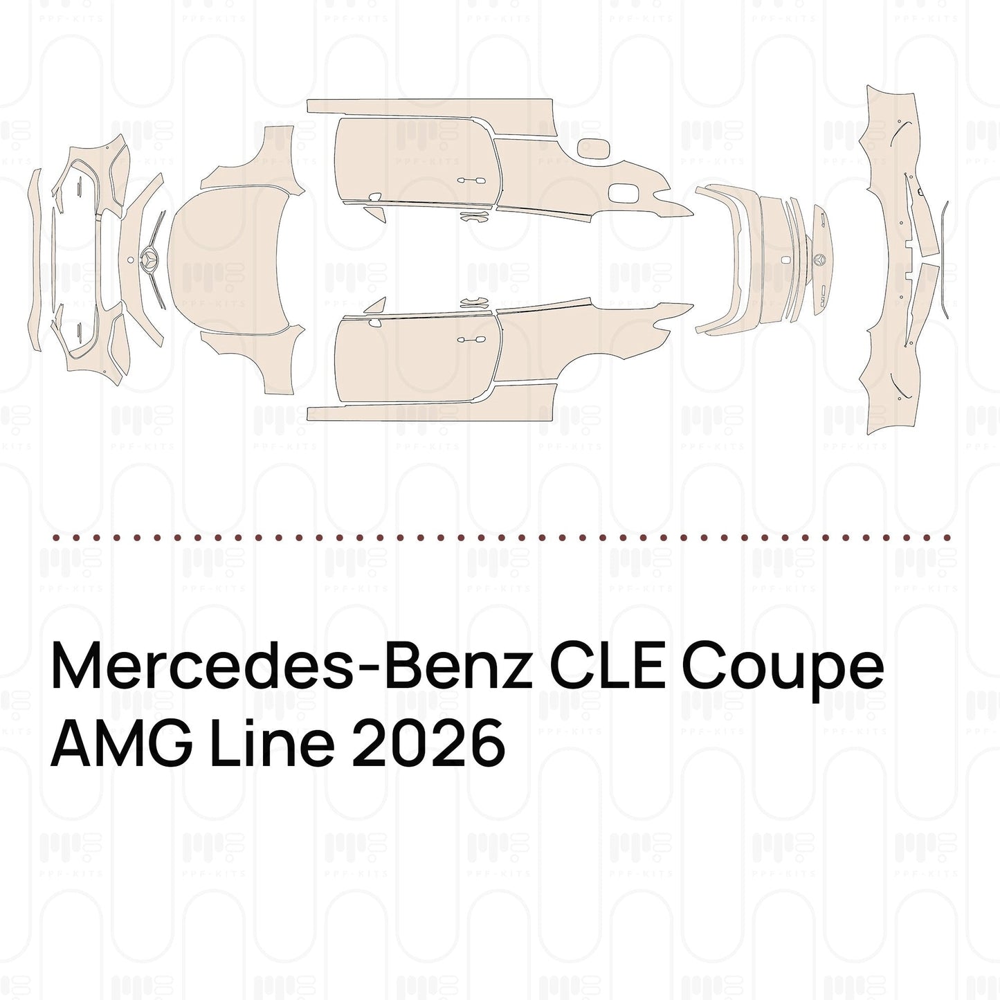 Pre-CutPPFMercedes-BenzCLECoupeAMGLine2026