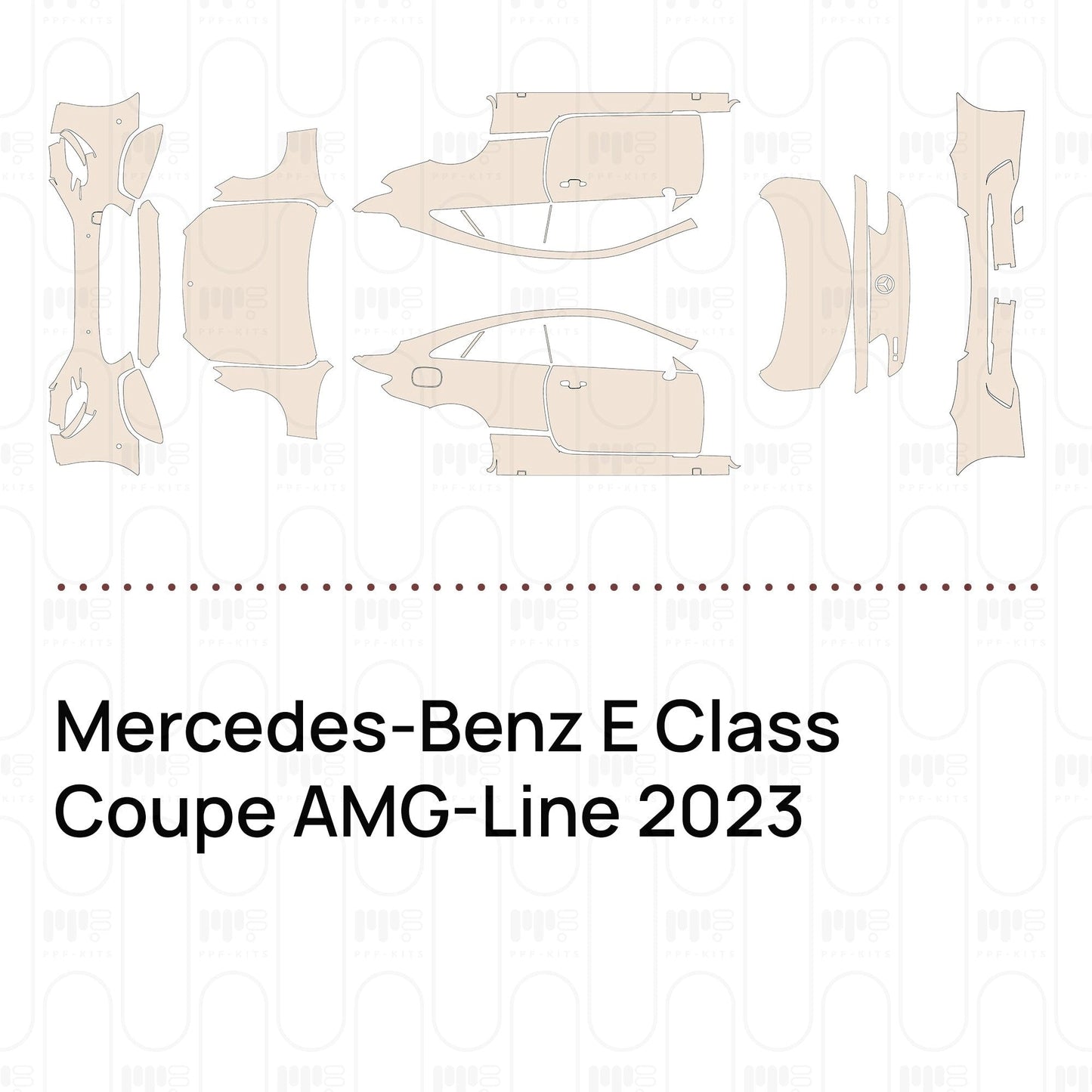 Pre-CutPPFMercedes-BenzEClassCoupeAMG-Line2023