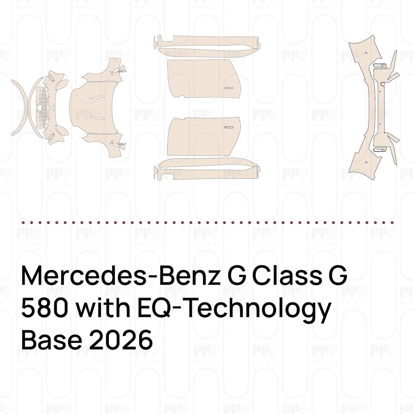 Pre-CutPPFMercedes-BenzGClassG580withEQ-TechnologyBase2026