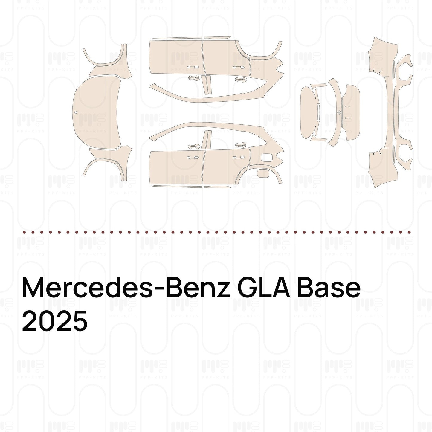 Pre-CutPPFMercedes-BenzGLABase2025