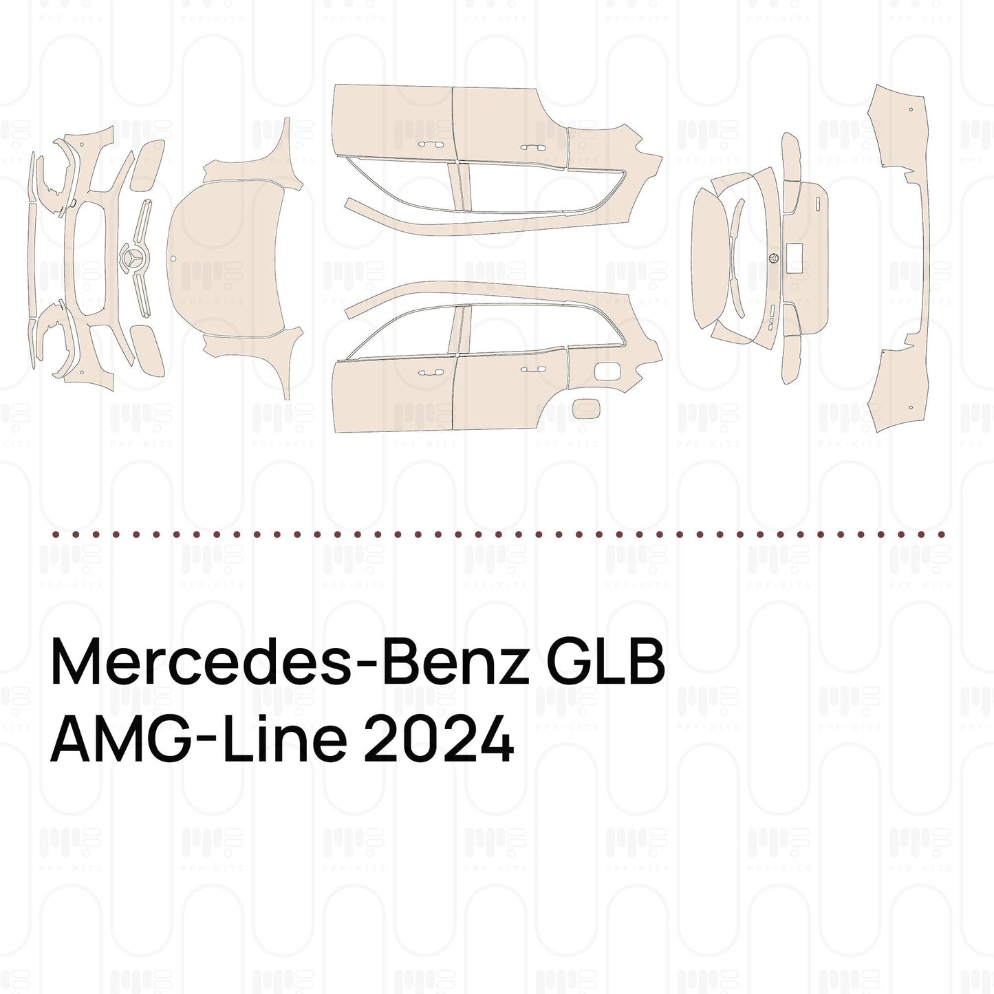 Pre-CutPPFMercedes-BenzGLBAMG-Line2024