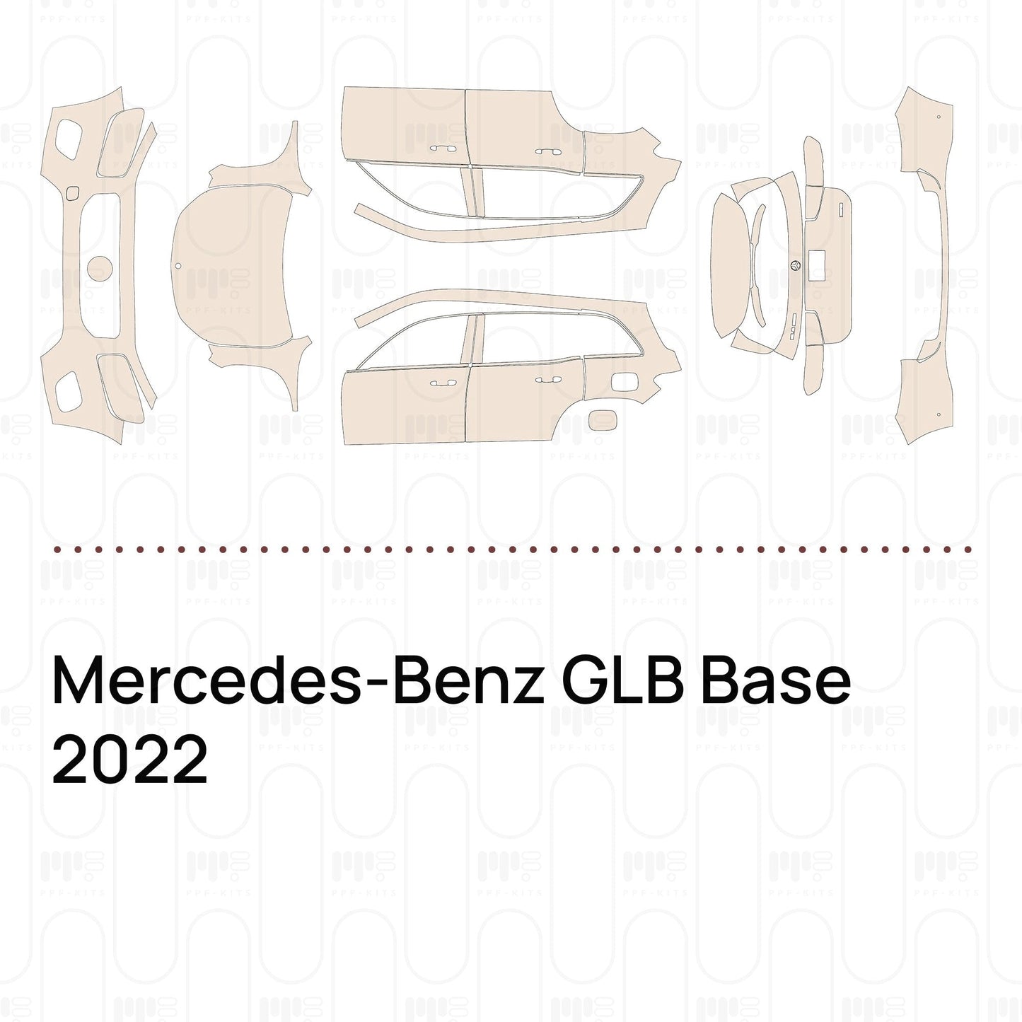 Pre-CutPPFMercedes-BenzGLBBase2022