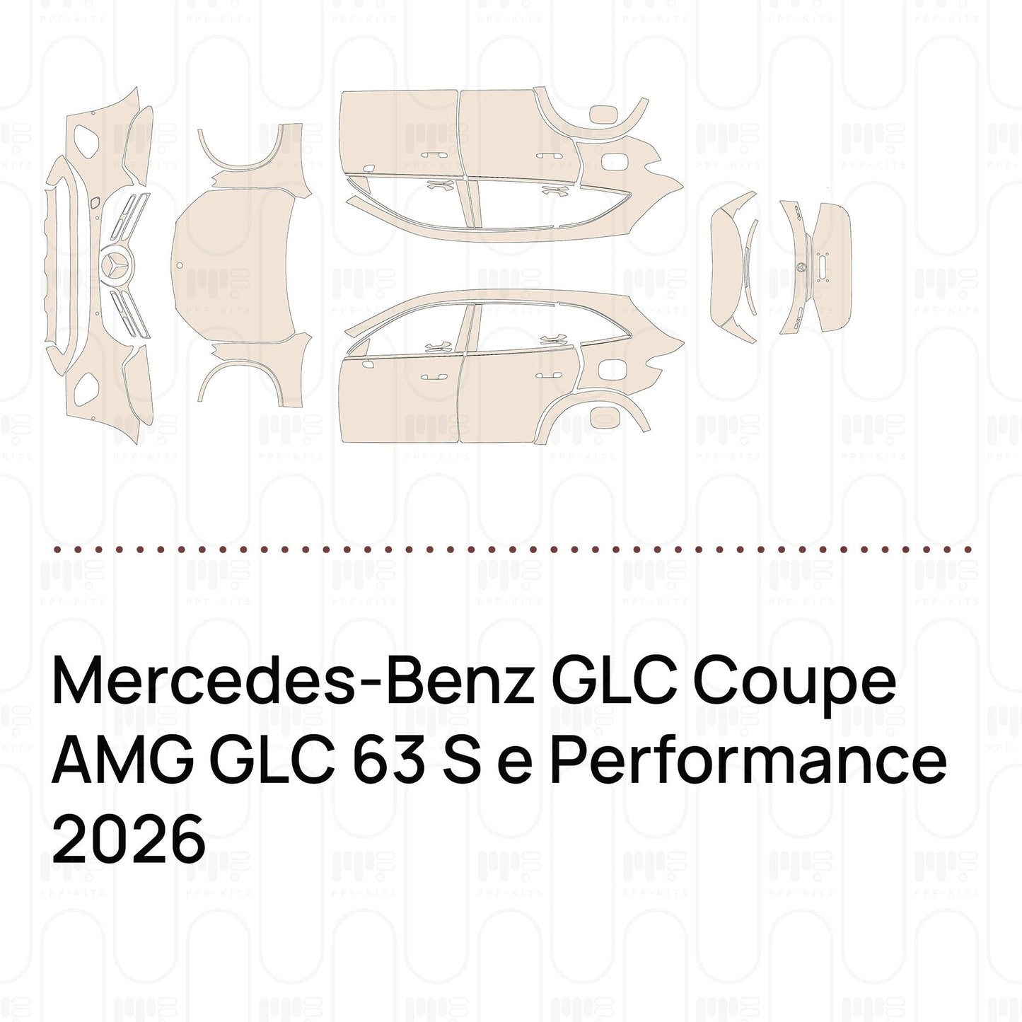 Pre-CutPPFMercedes-BenzGLCCoupeAMGGLC63SePerformance2026