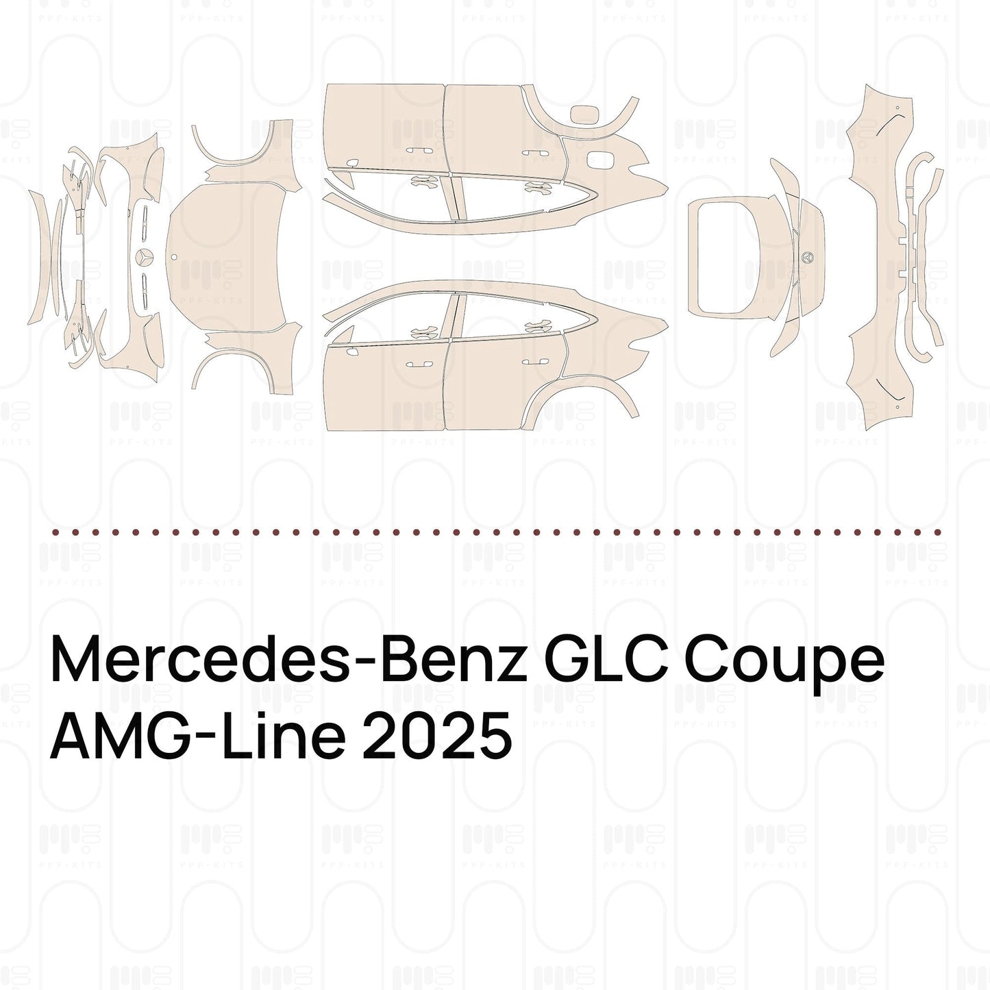 Pre-CutPPFMercedes-BenzGLCCoupeAMG-Line2025