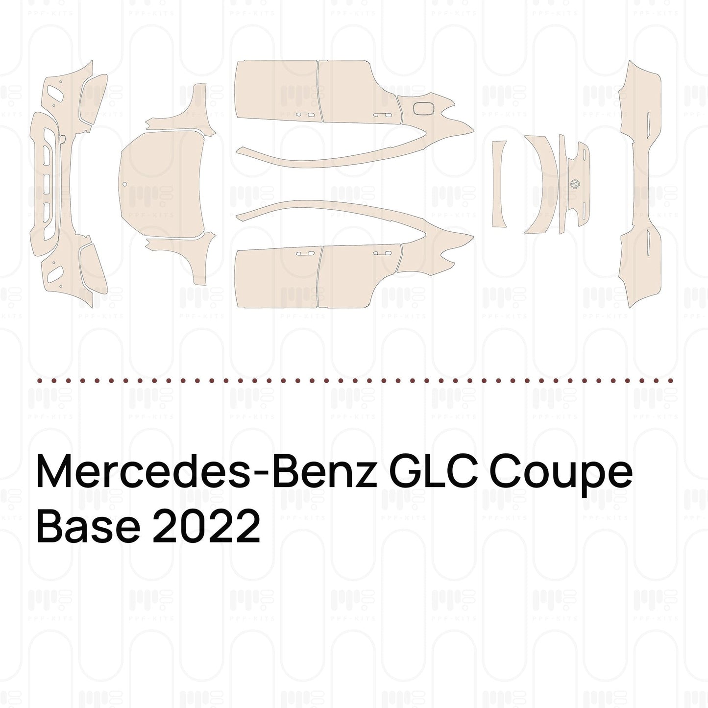 Pre-CutPPFMercedes-BenzGLCCoupeBase2022