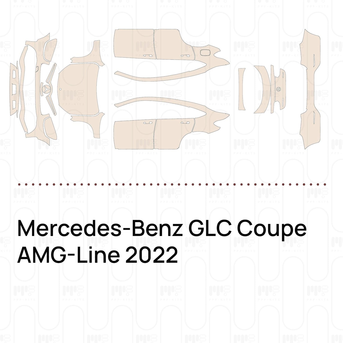 Pre-CutPPFMercedes-BenzGLCCoupeAMG-Line2022
