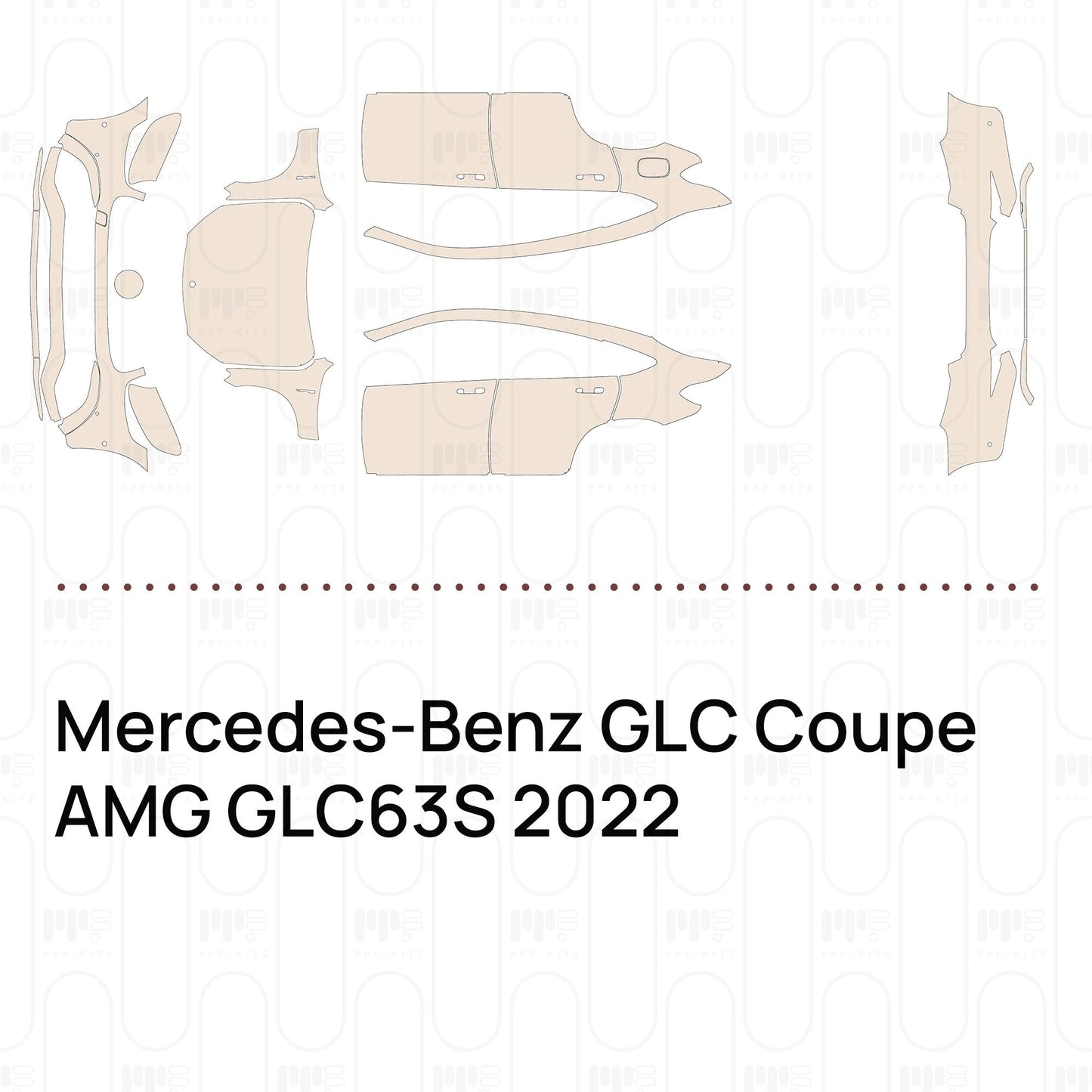 Pre-CutPPFMercedes-BenzGLCCoupeAMGGLC63S2022