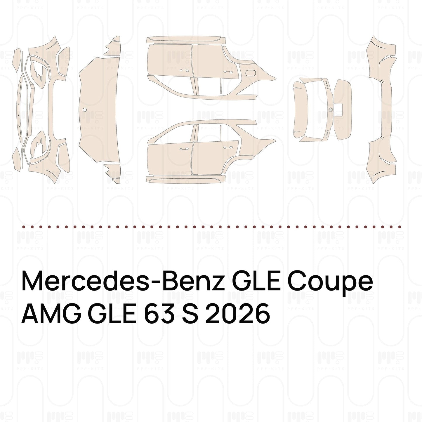 Pre-CutPPFMercedes-BenzGLECoupeAMGGLE63S2026