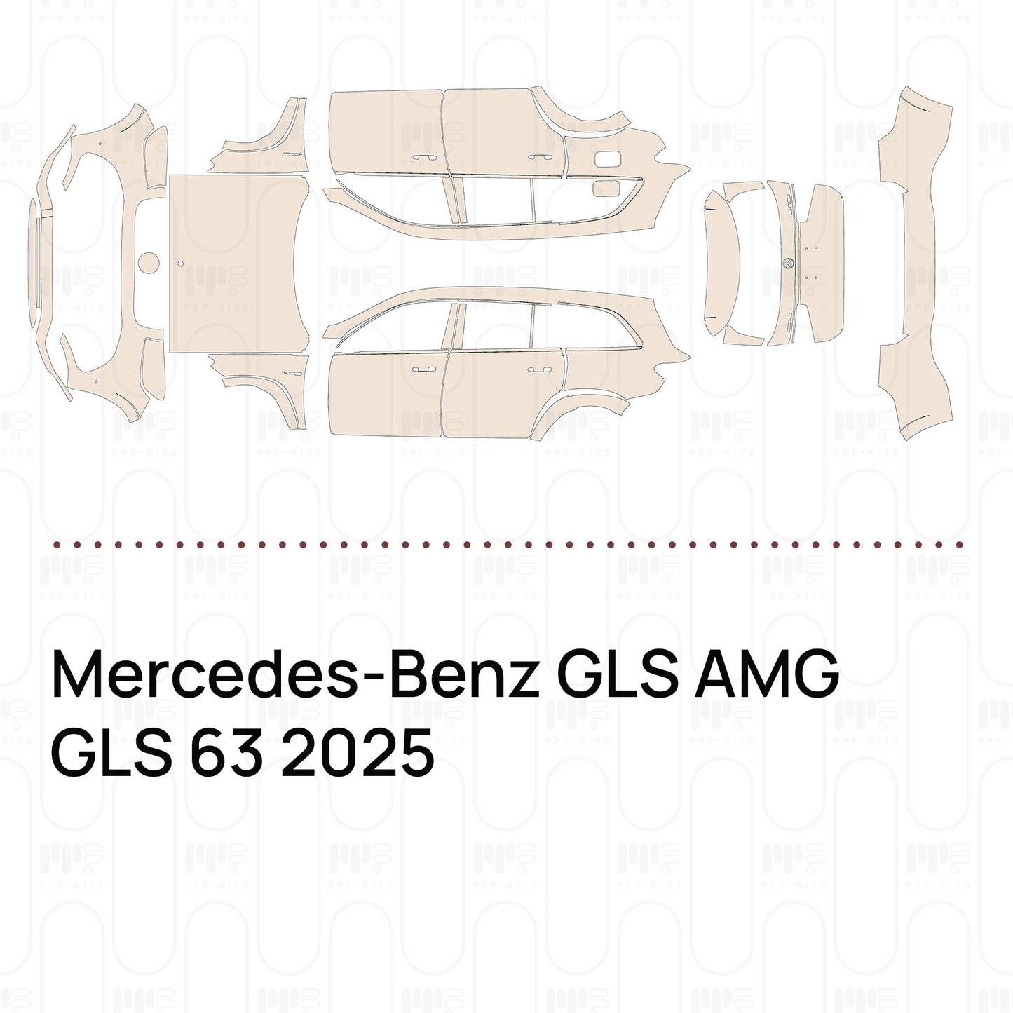 Pre-CutPPFMercedes-BenzGLSAMGGLS632025