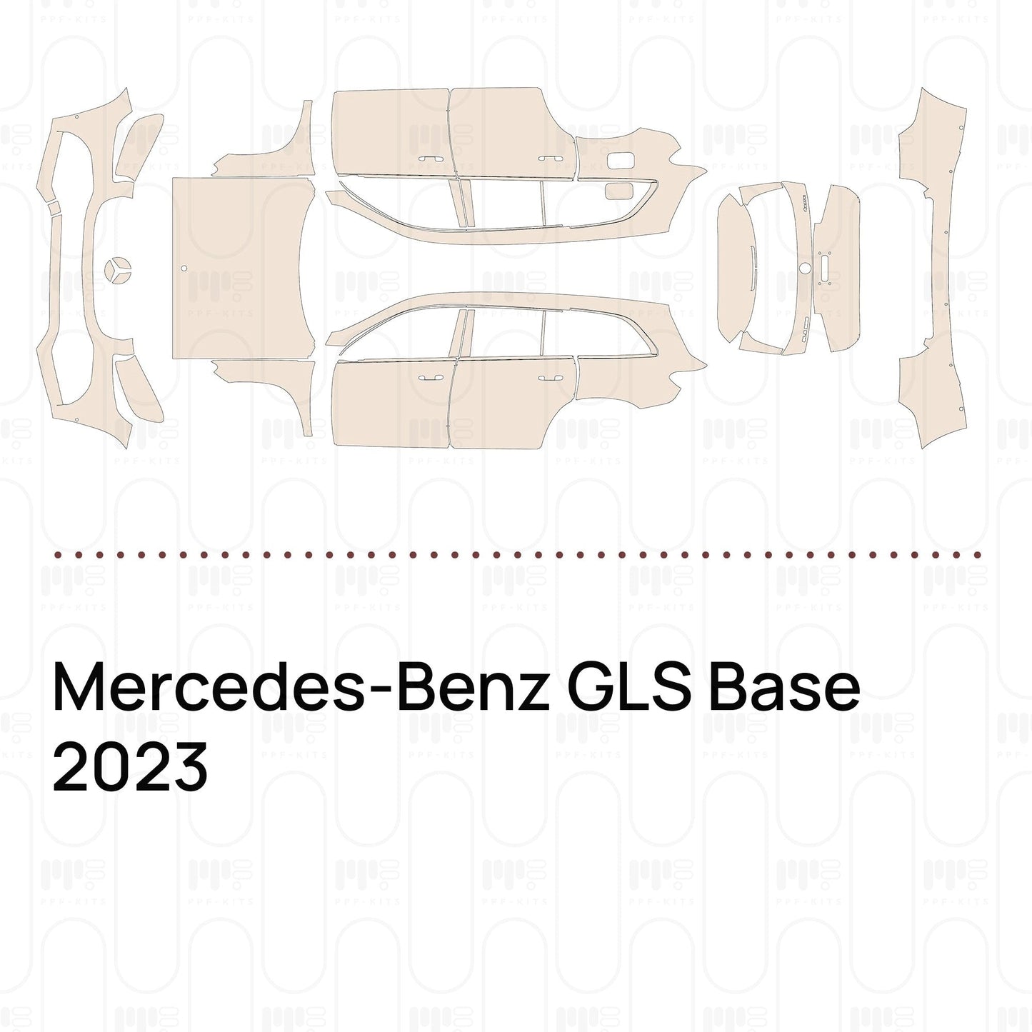 Pre-CutPPFMercedes-BenzGLSBase2023