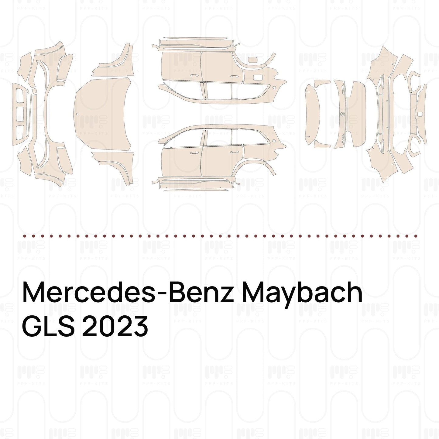 Pre-CutPPFMercedes-BenzMaybachGLS2023