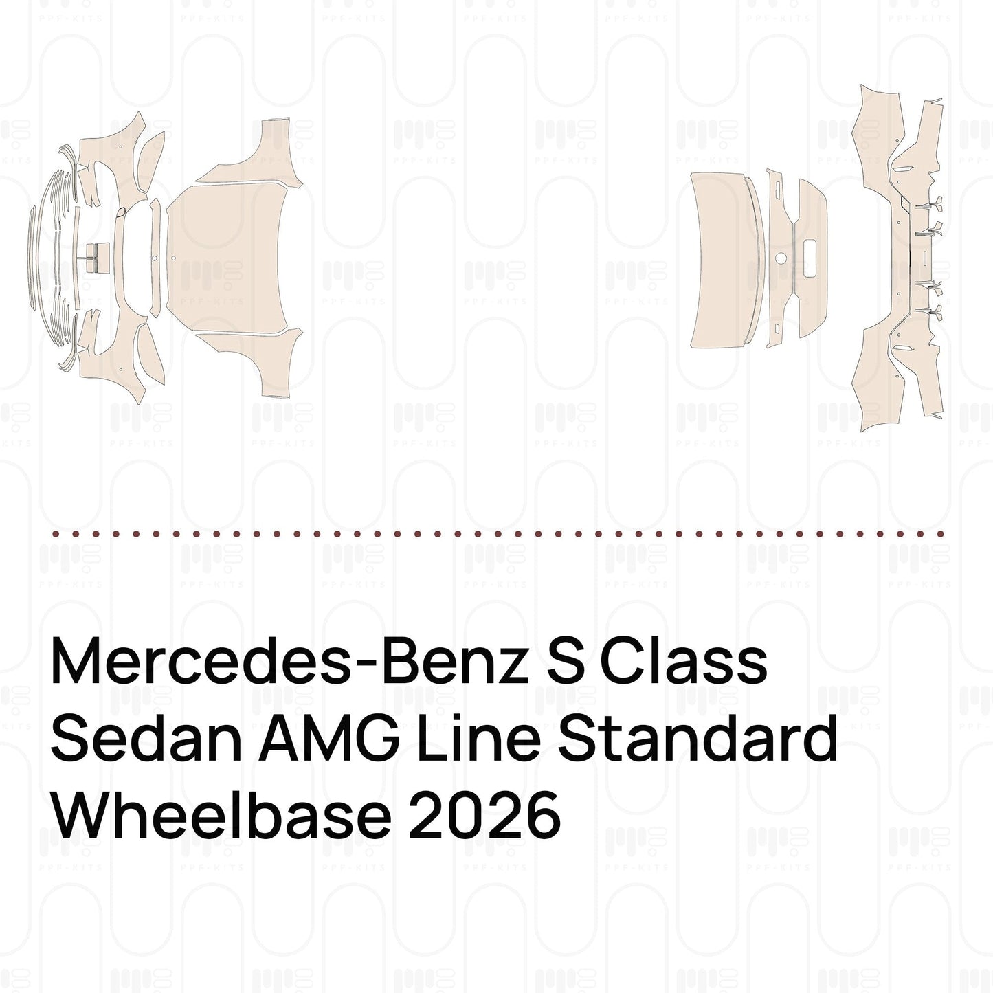 Pre-CutPPFMercedes-BenzSClassSedanAMGLineStandardWheelbase2026