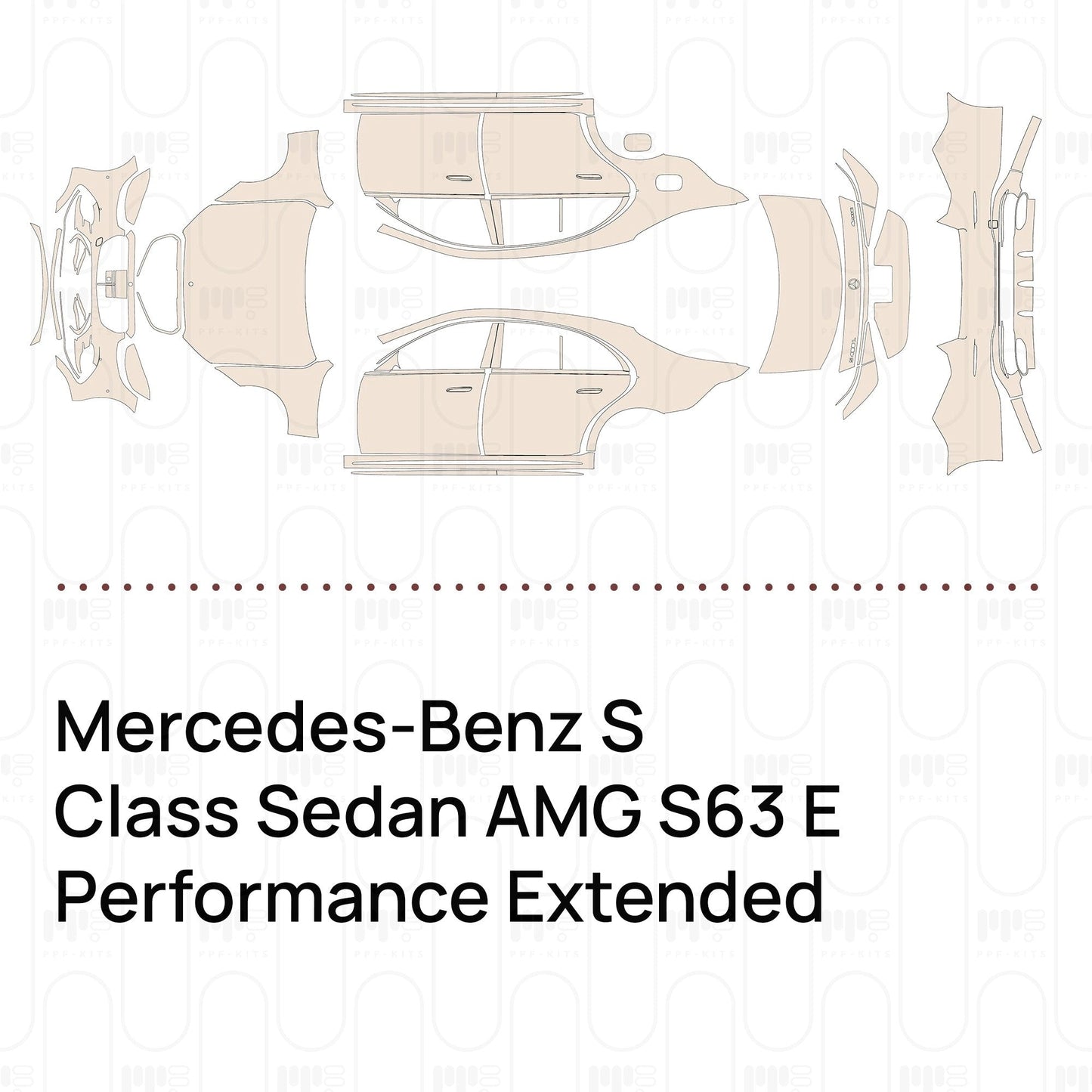 Pre-CutPPFMercedes-BenzSClassSedanAMGS63EPerformanceExtendedWheelbase2026