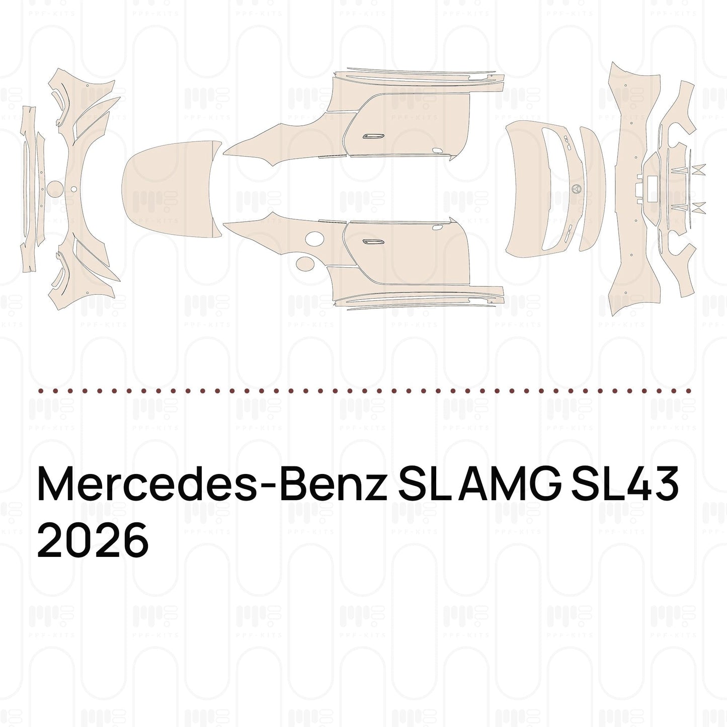 Pre-CutPPFMercedes-BenzSLAMGSL432026