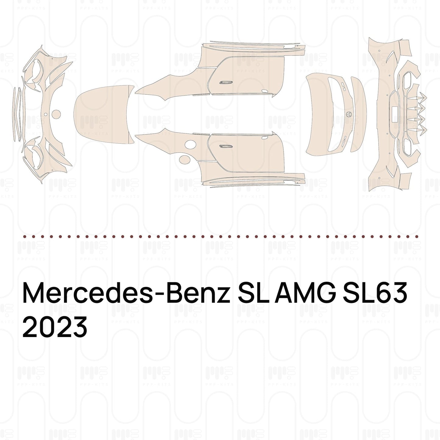 Pre-CutPPFMercedes-BenzSLAMGSL632023