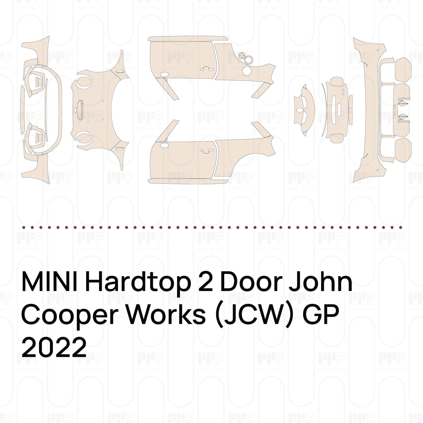 Pre-CutPPFMINIHardtop2DoorJohnCooperWorks(JCW)GP2022