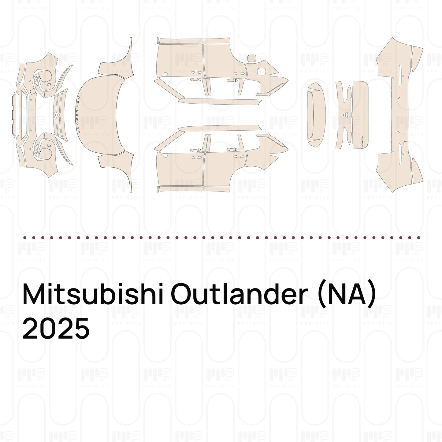 Pre-CutPPFMitsubishiOutlander(NA)2025
