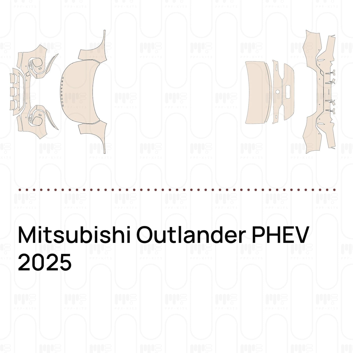 Pre-CutPPFMitsubishiOutlanderPHEV2025