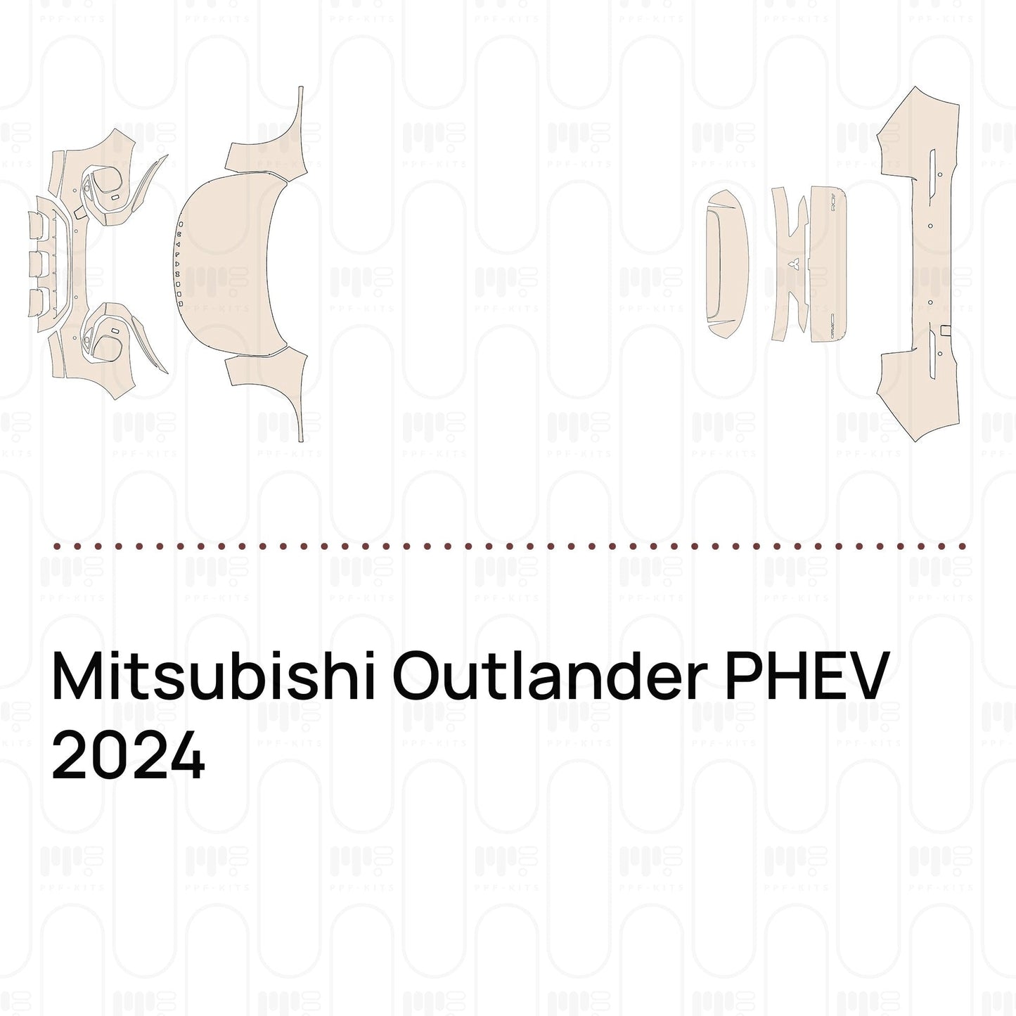 Pre-CutPPFMitsubishiOutlanderPHEV2024