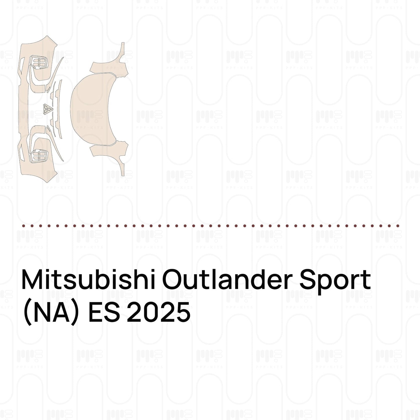 Pre-CutPPFMitsubishiOutlanderSport(NA)ES2025