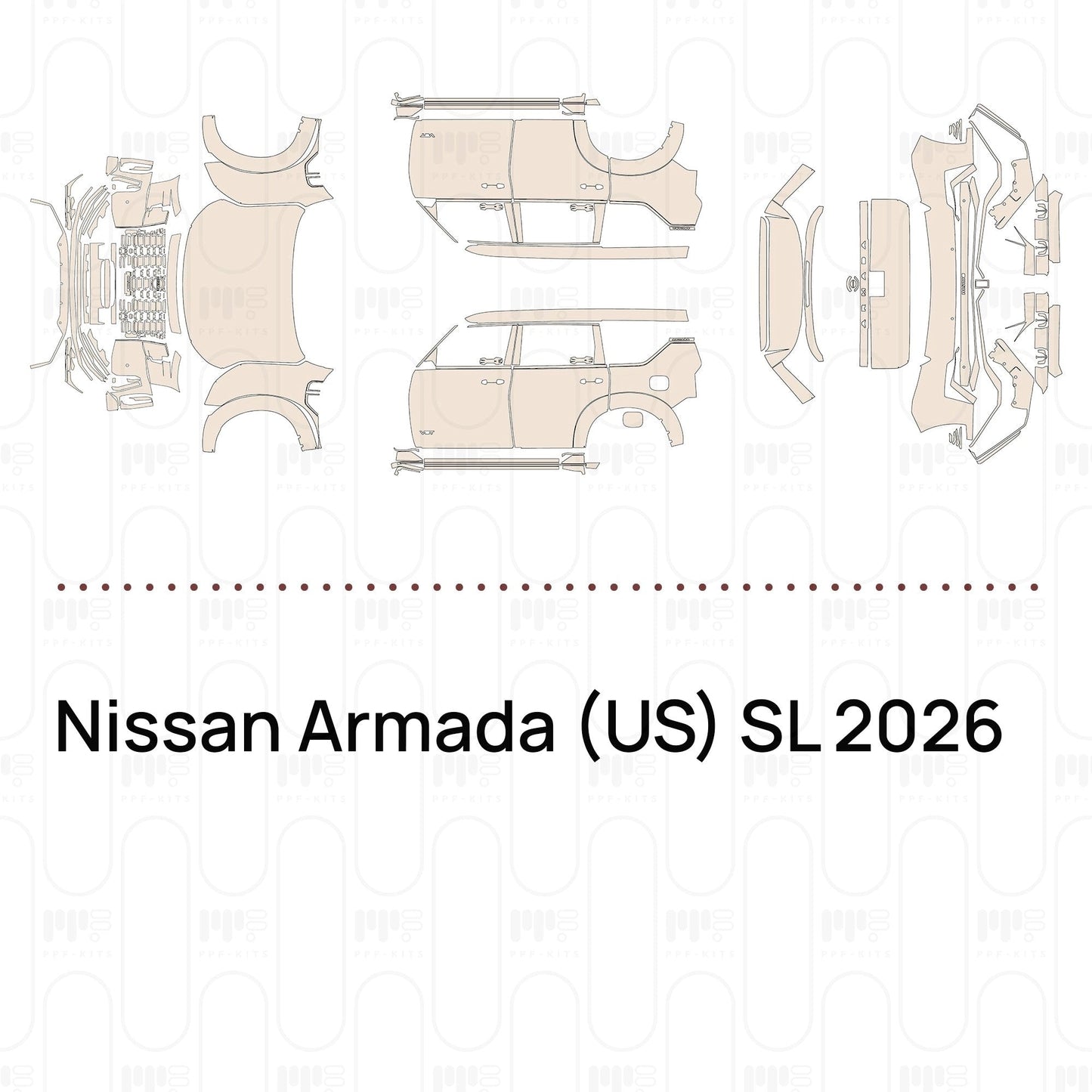 Pre-CutPPFNissanArmada(US)SL2026