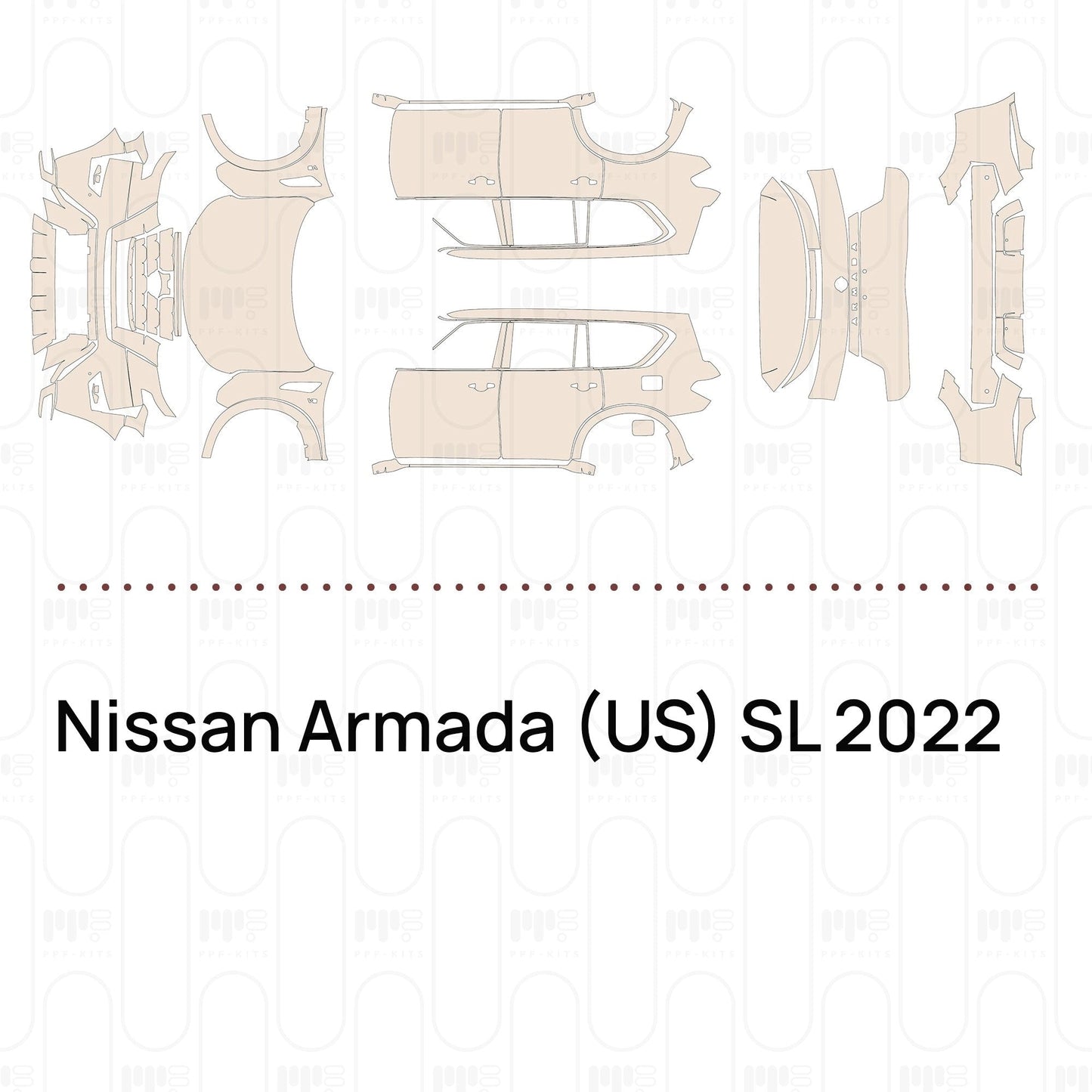 Pre-CutPPFNissanArmada(US)SL2022