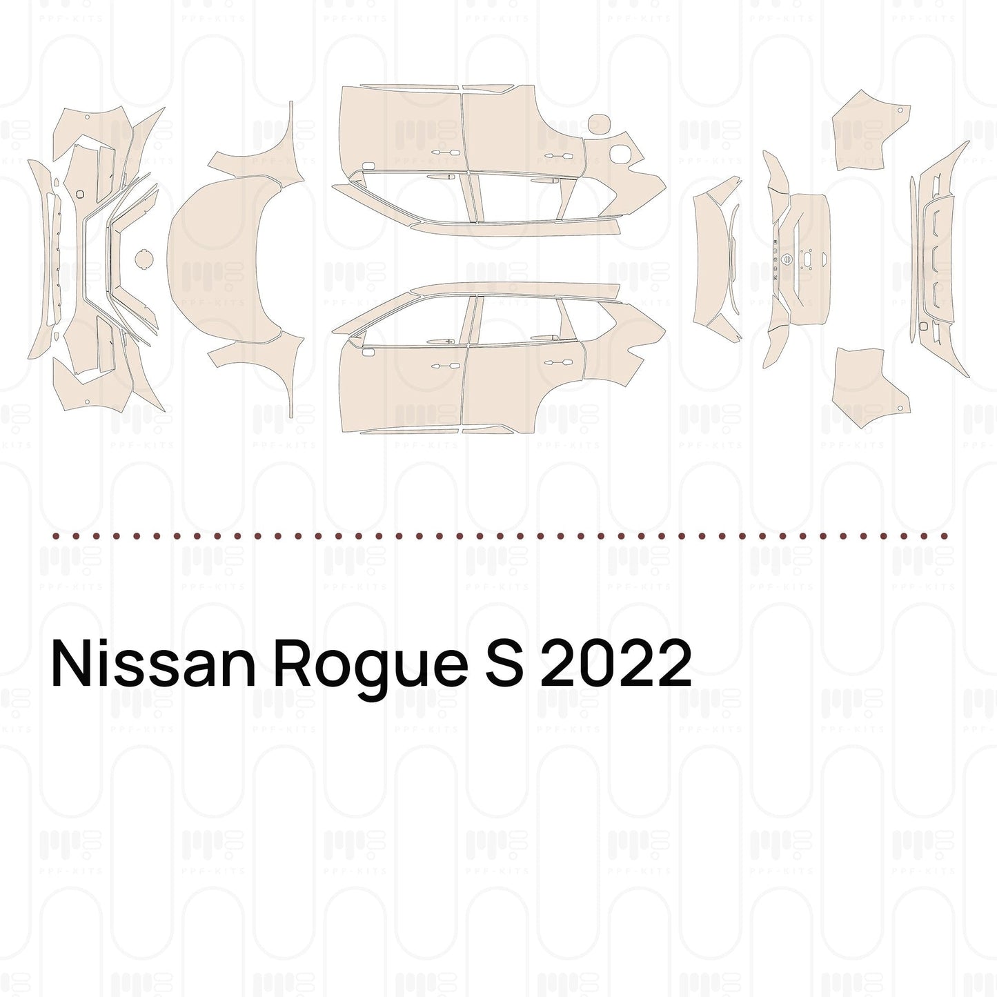 Pre-CutPPFNissanRogueS2022