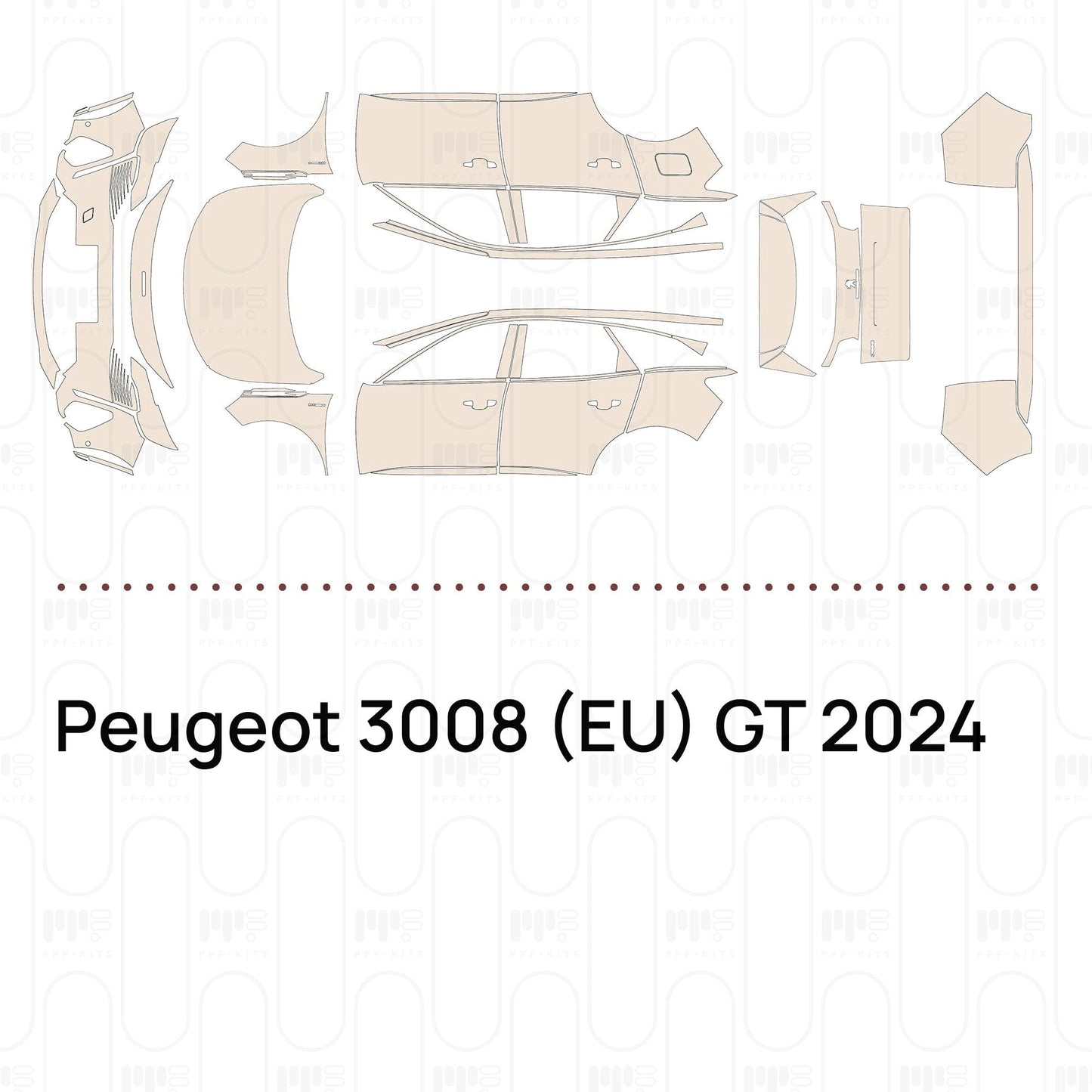 Pre-CutPPFPeugeot3008(EU)GT2024