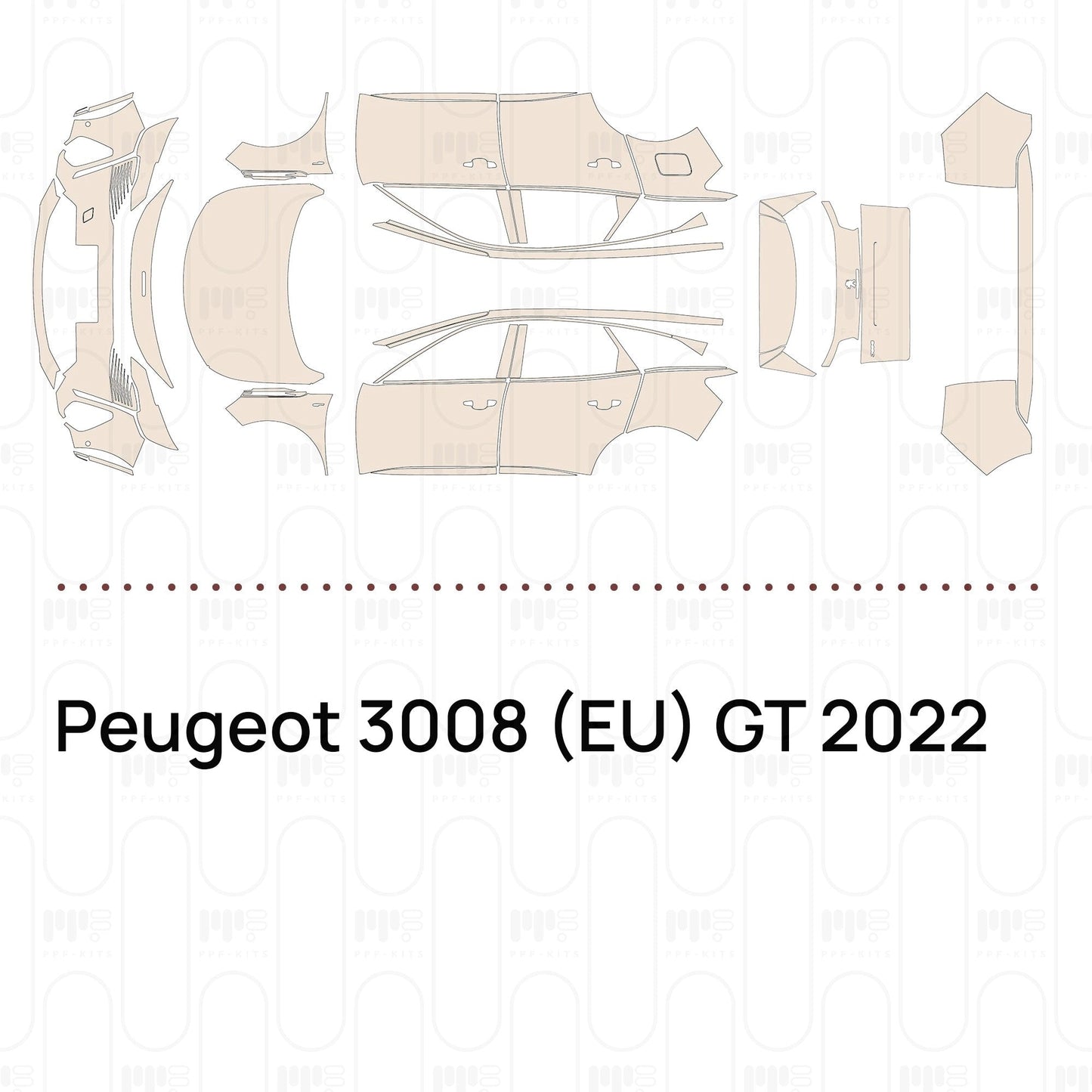 Pre-CutPPFPeugeot3008(EU)GT2022