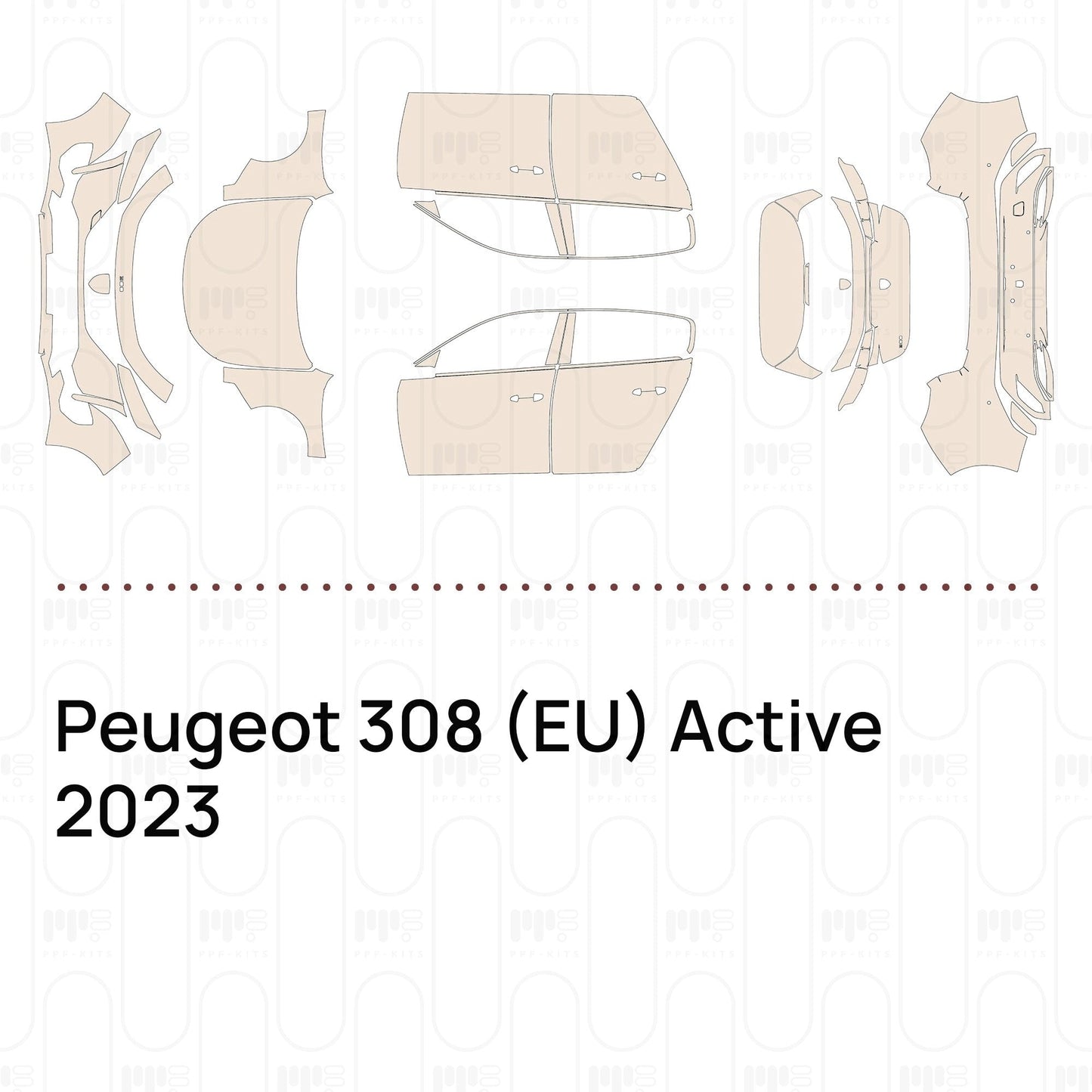 Pre-CutPPFPeugeot308(EU)Active2023