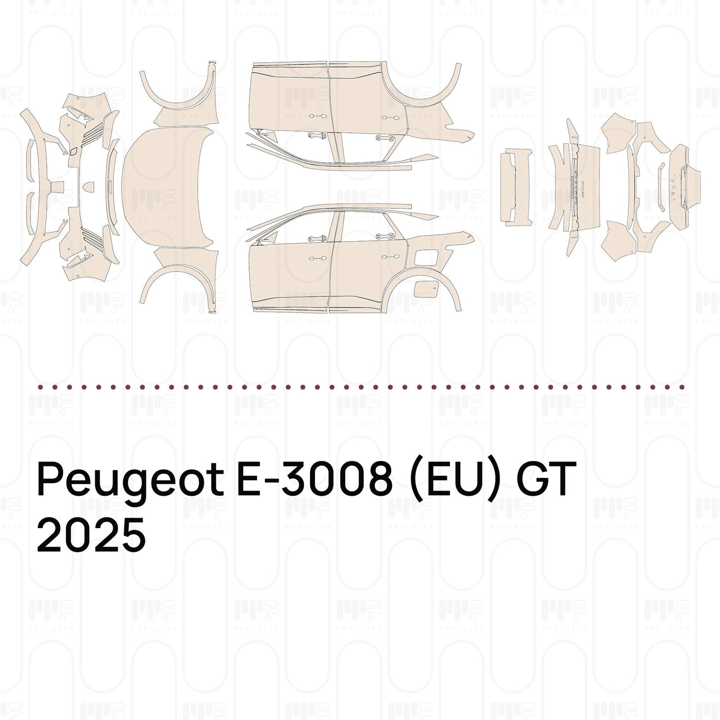 Pre-CutPPFPeugeotE-3008(EU)GT2025