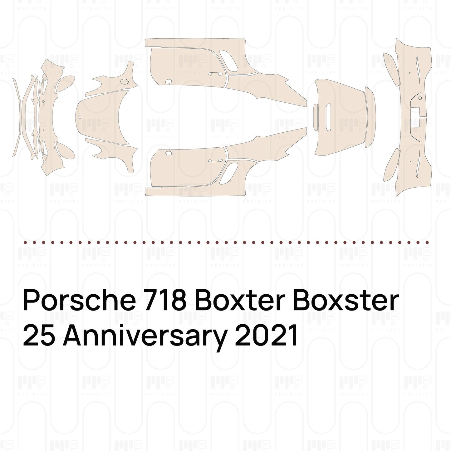Pre-CutPPFPorsche718BoxterBoxster25Anniversary2021