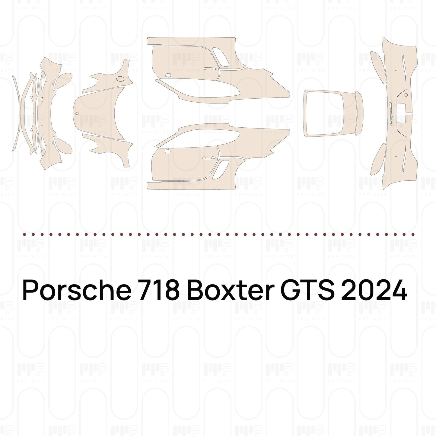 Pre-CutPPFPorsche718BoxterGTS2024