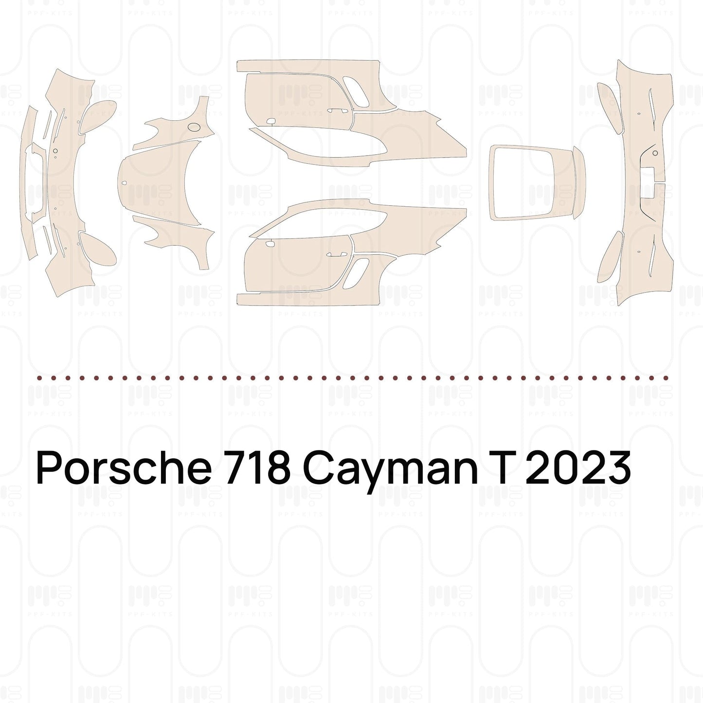 Pre-CutPPFPorsche718CaymanT2023