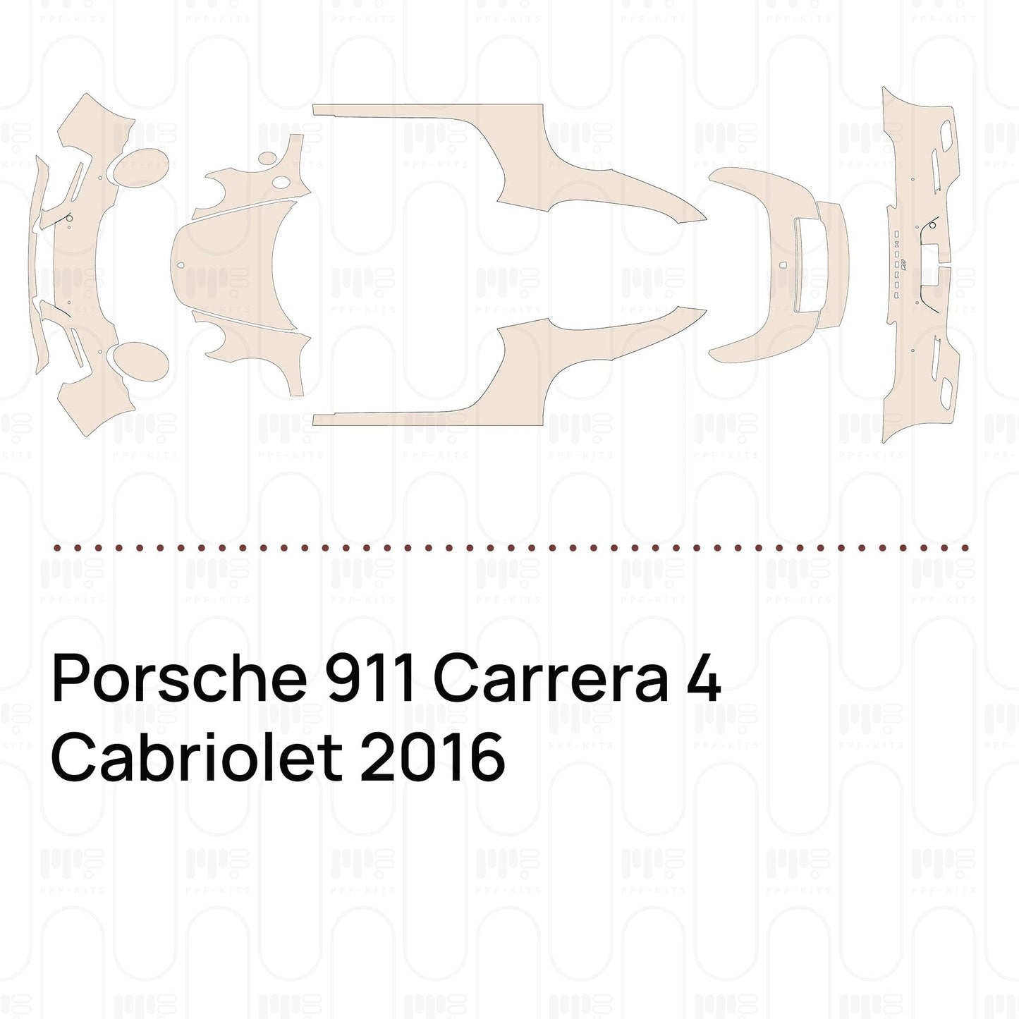 Pre-CutPPFPorsche911Carrera4Cabriolet2016