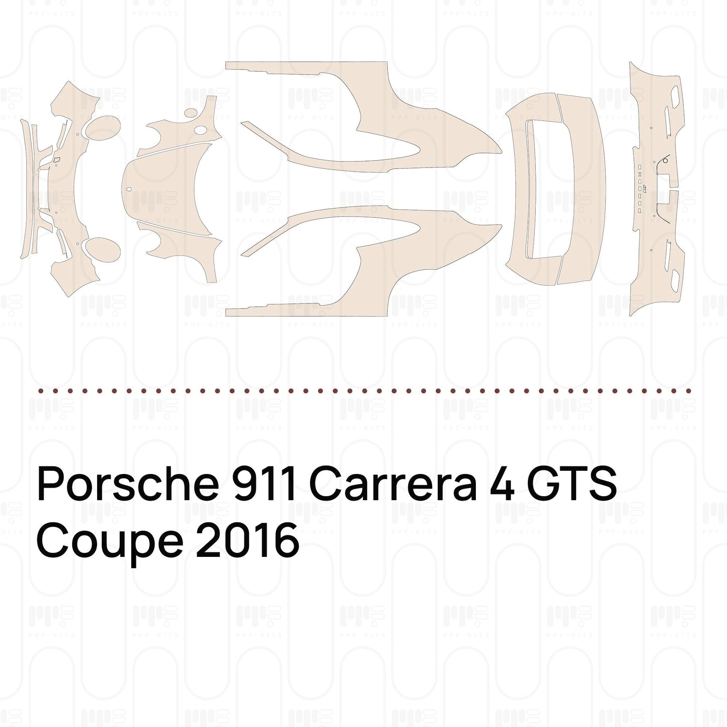 Pre-CutPPFPorsche911Carrera4GTSCoupe2016