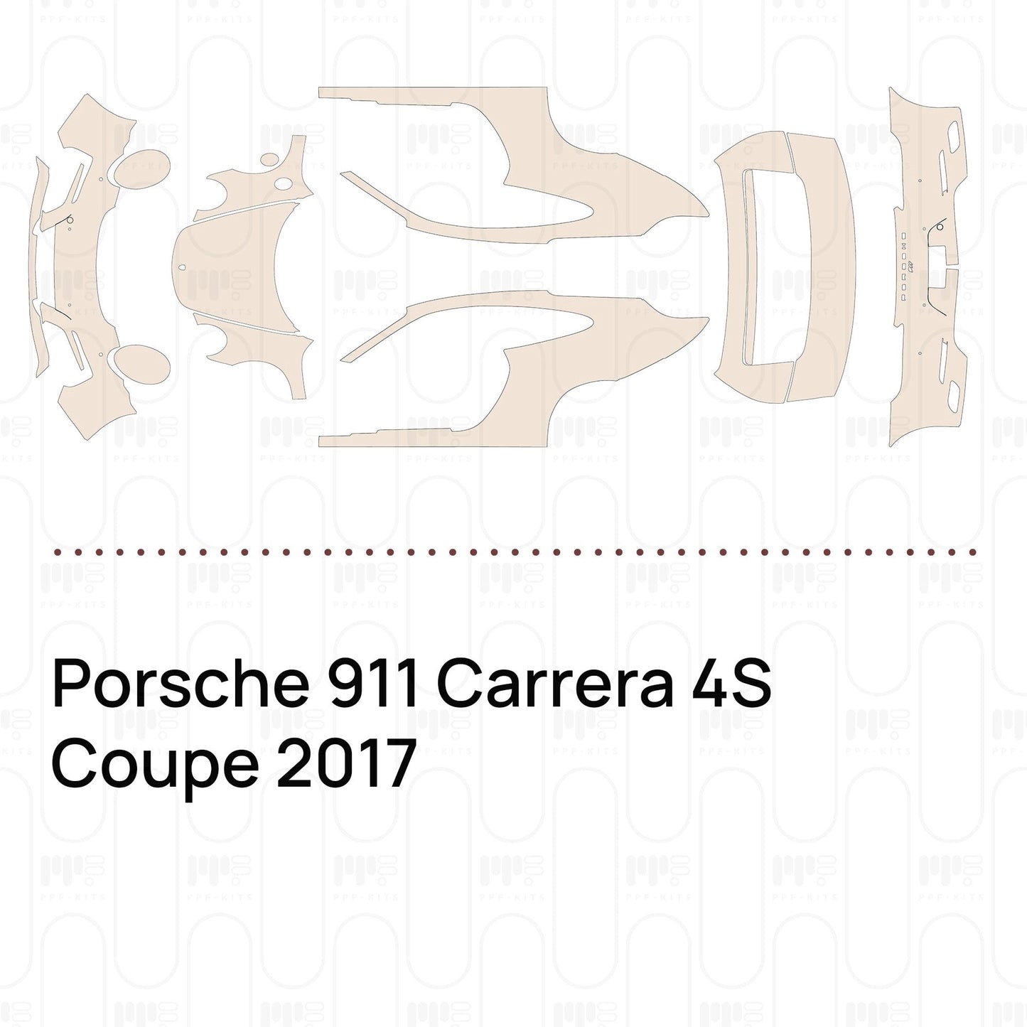 Pre-CutPPFPorsche911Carrera4SCoupe2017