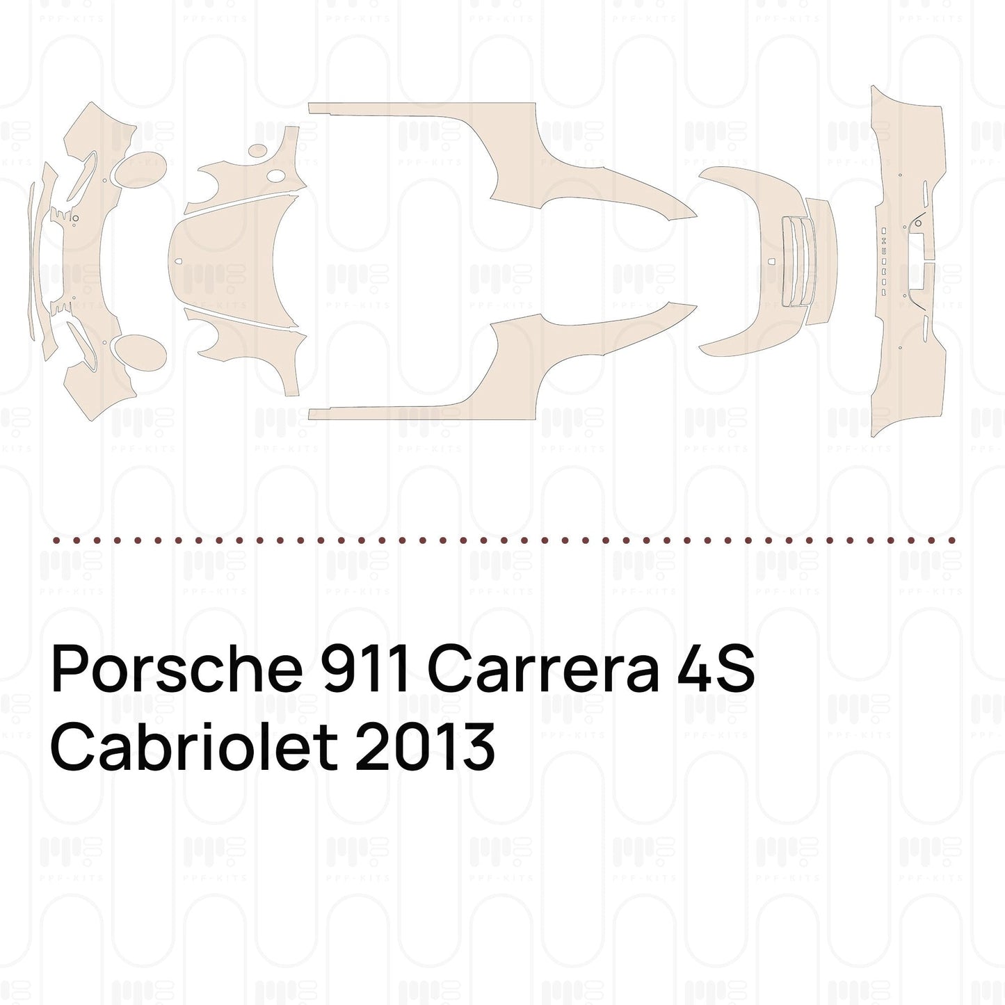 Pre-CutPPFPorsche911Carrera4SCabriolet2013