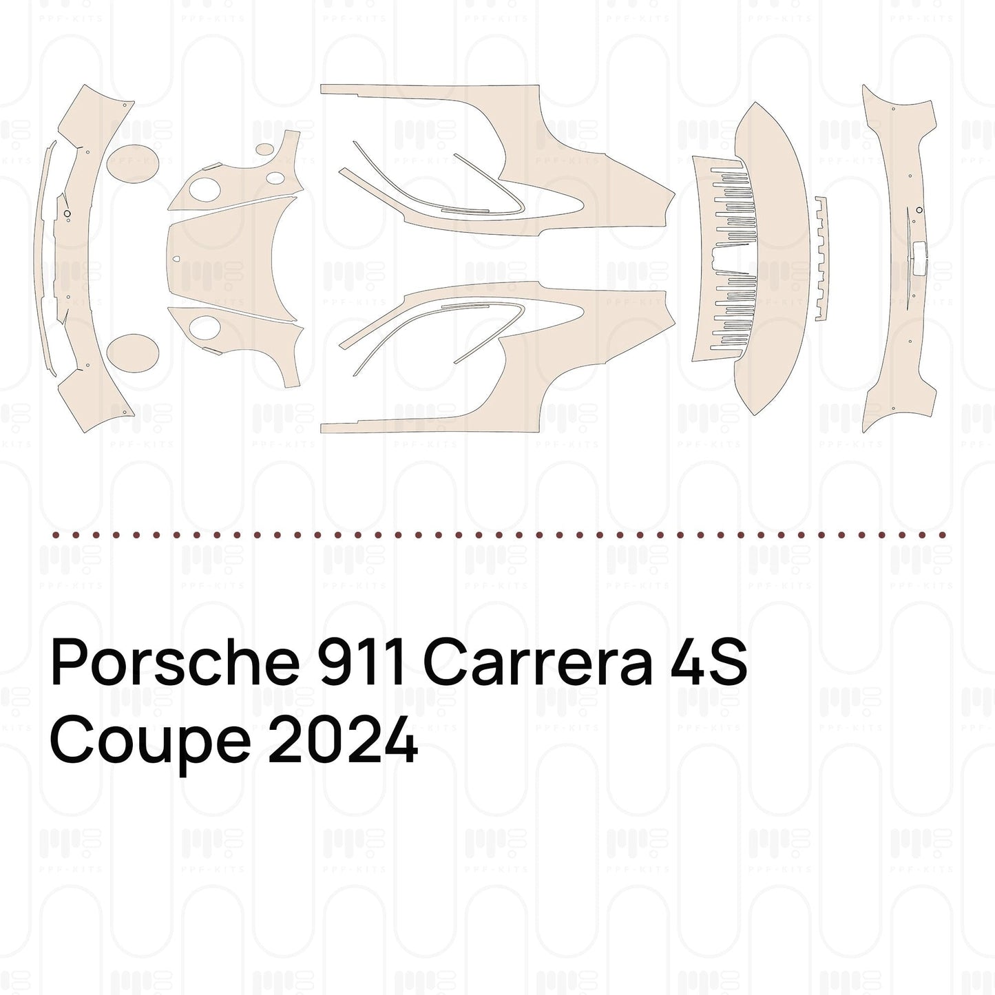 Pre-CutPPFPorsche911Carrera4SCoupe2024