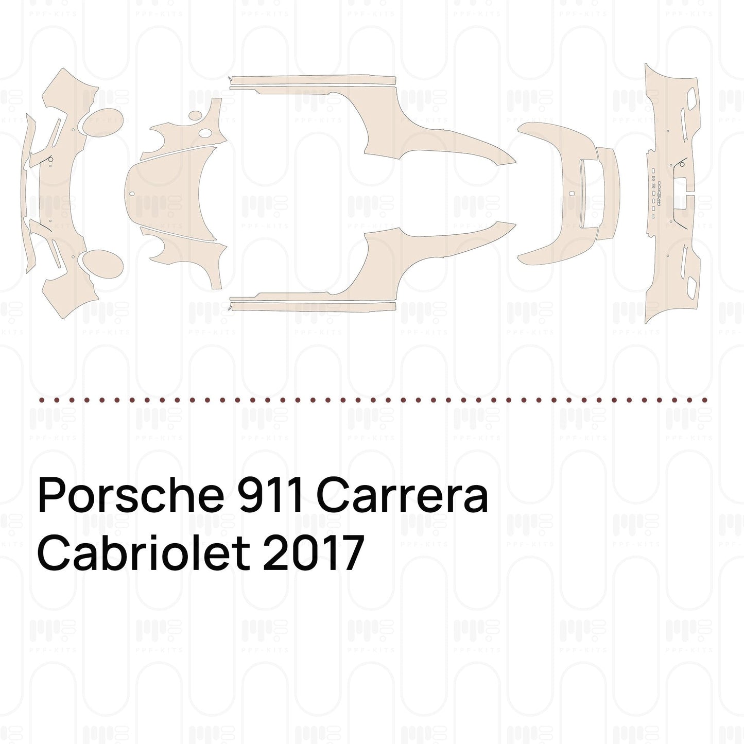 Pre-CutPPFPorsche911CarreraCabriolet2017