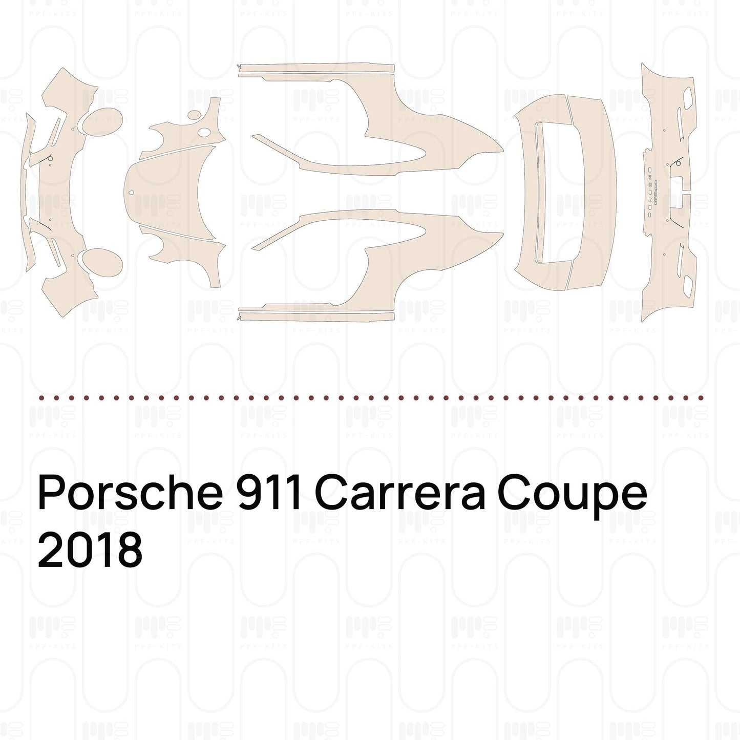 Pre-CutPPFPorsche911CarreraCoupe2018