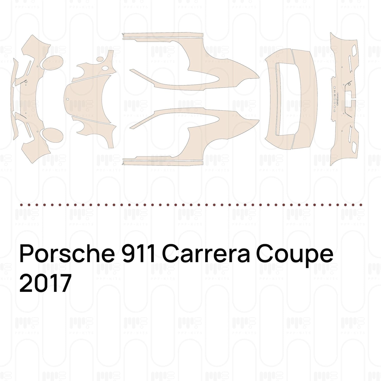 Pre-CutPPFPorsche911CarreraCoupe2017
