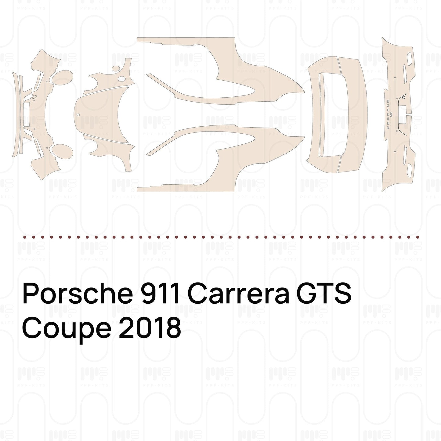 Pre-CutPPFPorsche911CarreraGTSCoupe2018