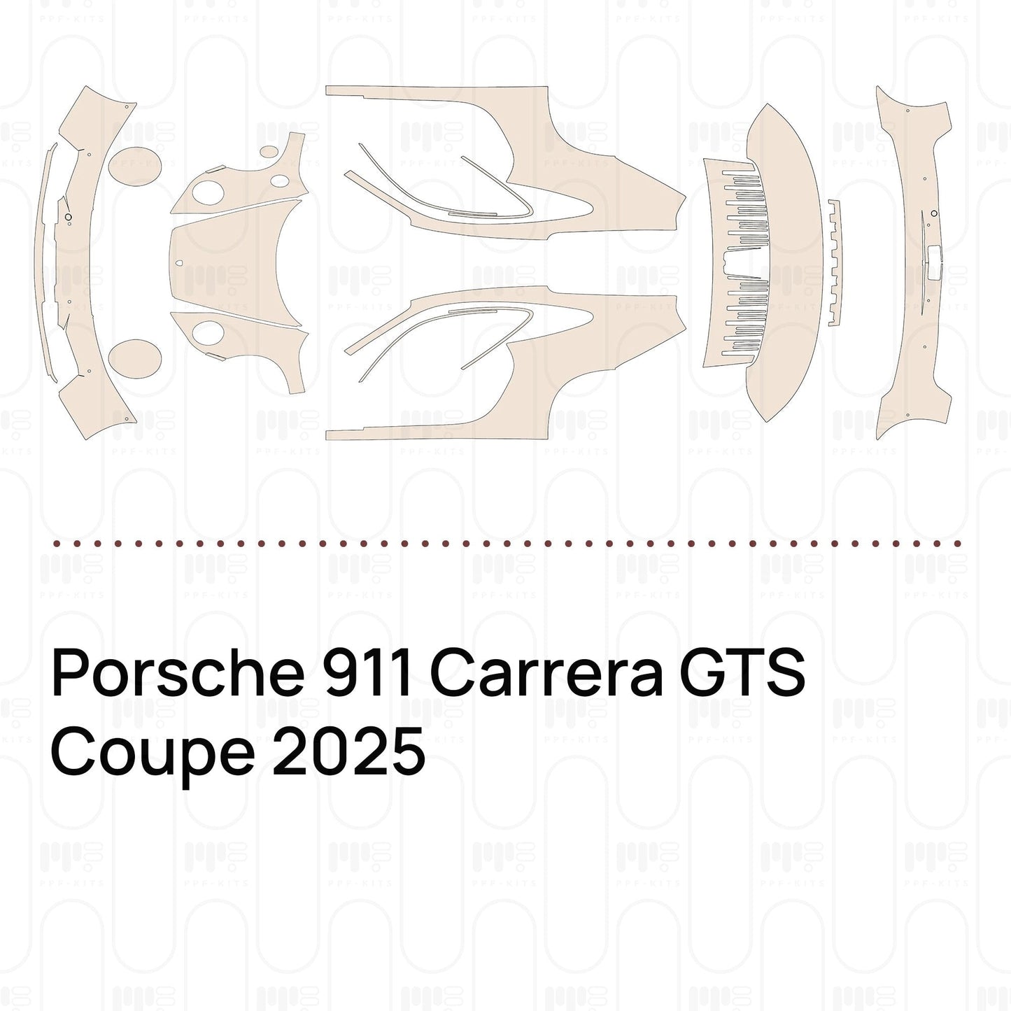 Pre-CutPPFPorsche911CarreraGTSCoupe2025