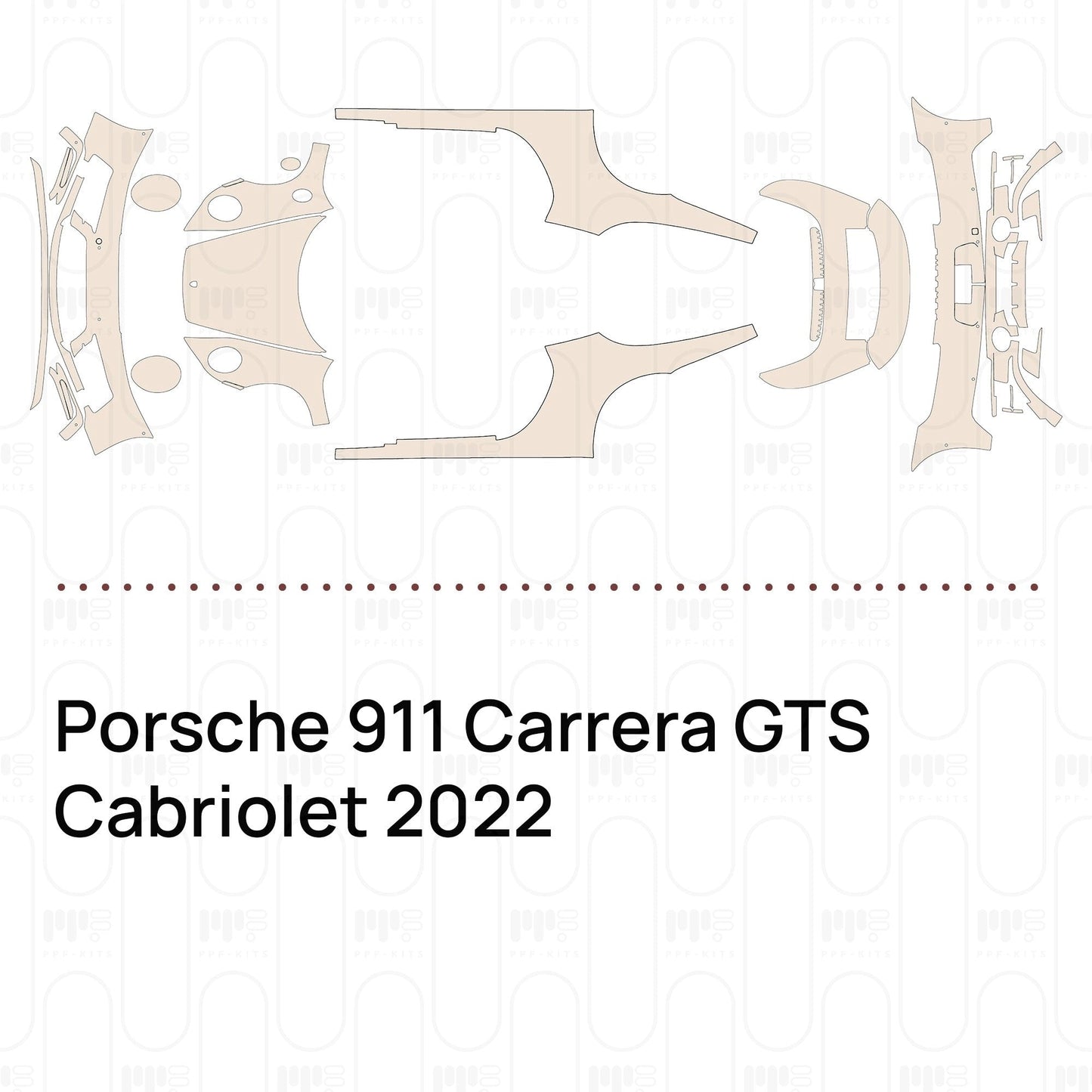 Pre-CutPPFPorsche911CarreraGTSCabriolet2022