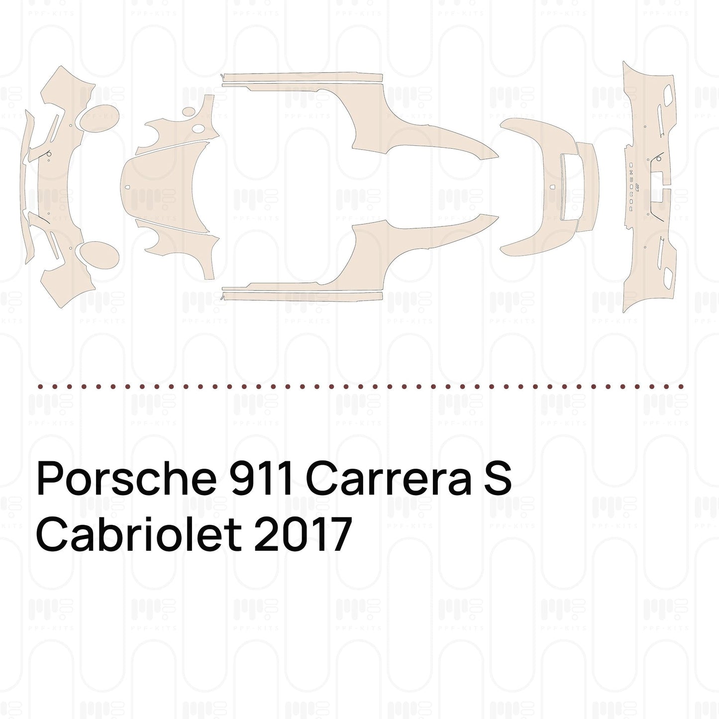 Pre-CutPPFPorsche911CarreraSCabriolet2017