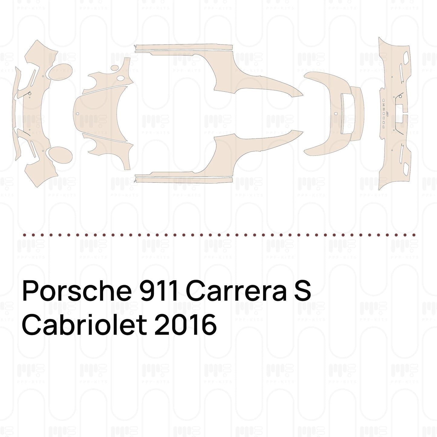 Pre-CutPPFPorsche911CarreraSCabriolet2016